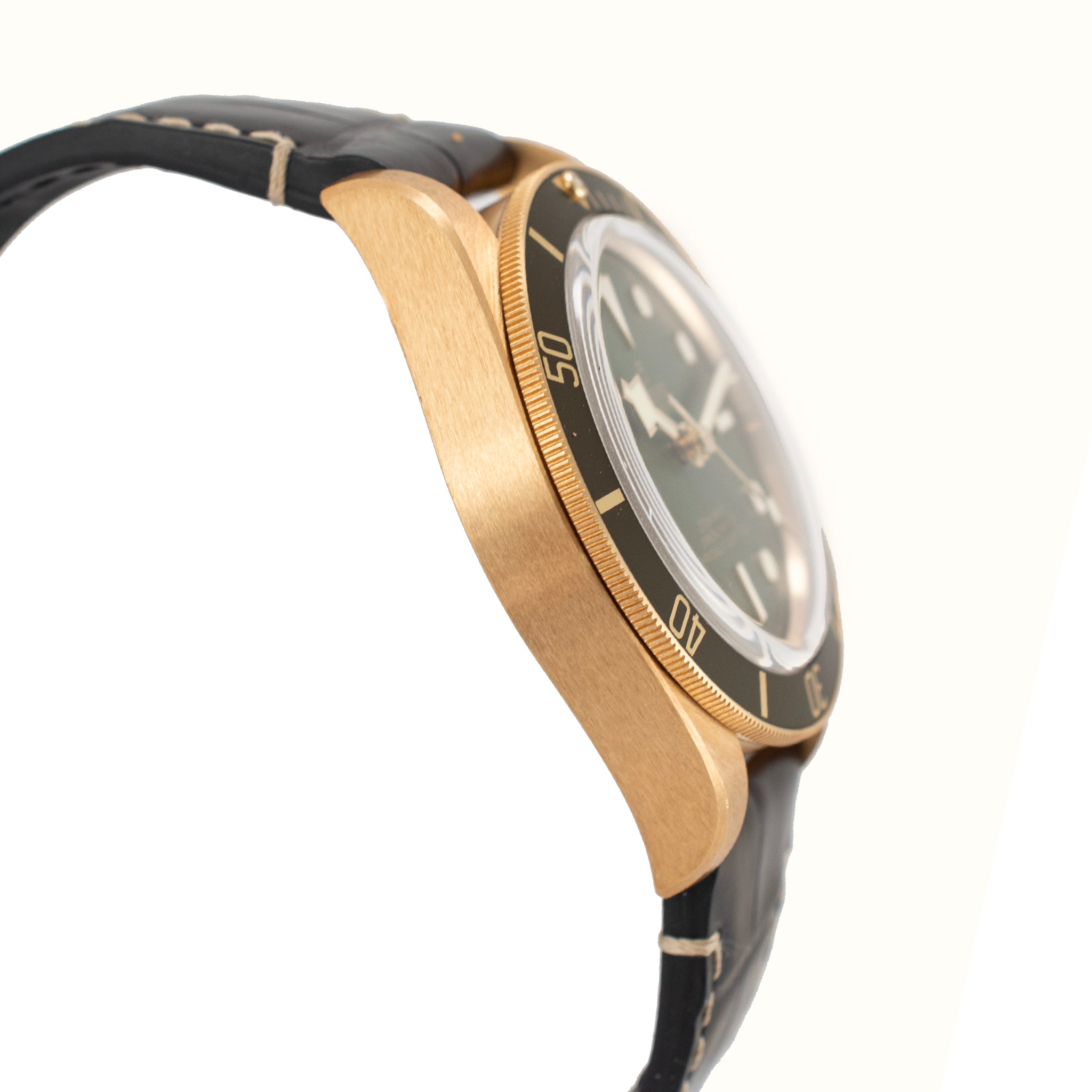 2024 Tudor Black Bay 58 39MM 79018V Green Dial & Bezel 18K Yellow Gold Watch