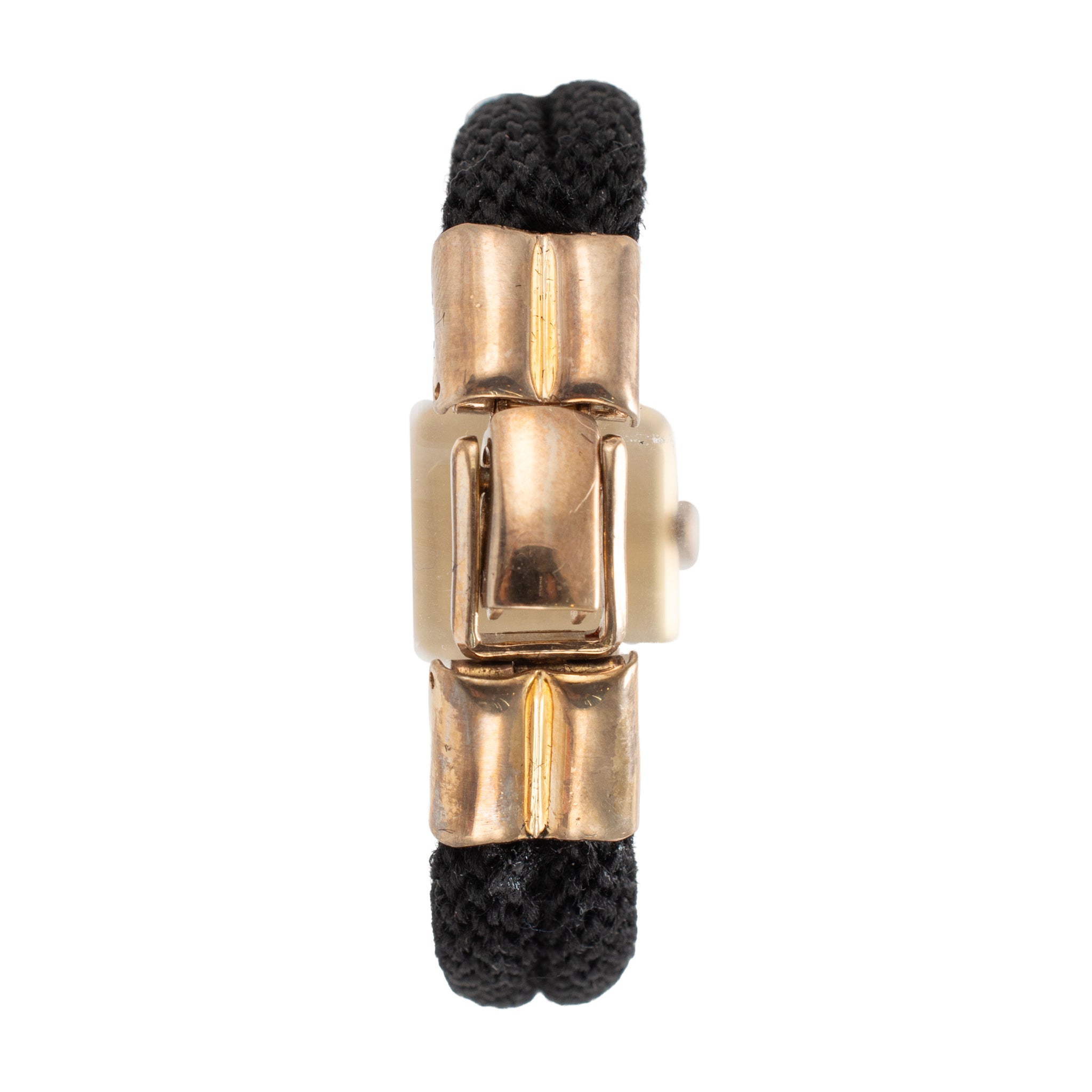 Ladies Vintage Retro Bucherer Cocktail 17MM Diamond 18K Gold Mechanical Watch