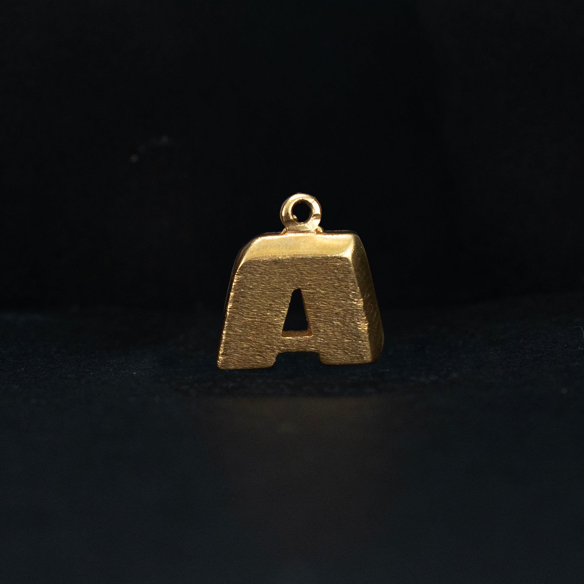 14K Yellow Gold "A" Charm Pendant 3.03g ½" 457260 available at DJP Jewelers & Luxury Buyers