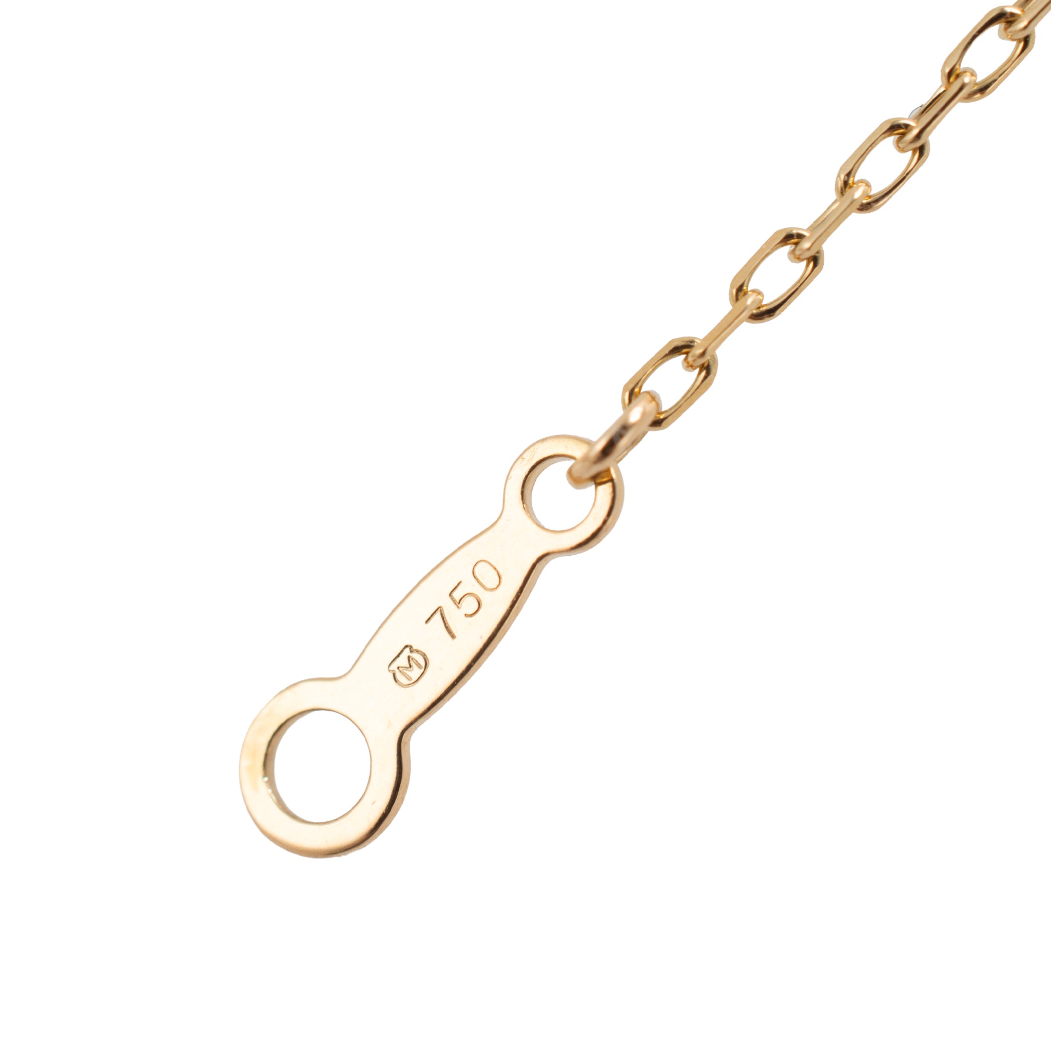 Mikimoto 18K Yellow Gold Akoya Pearl Lariat Drop Pendant Necklace