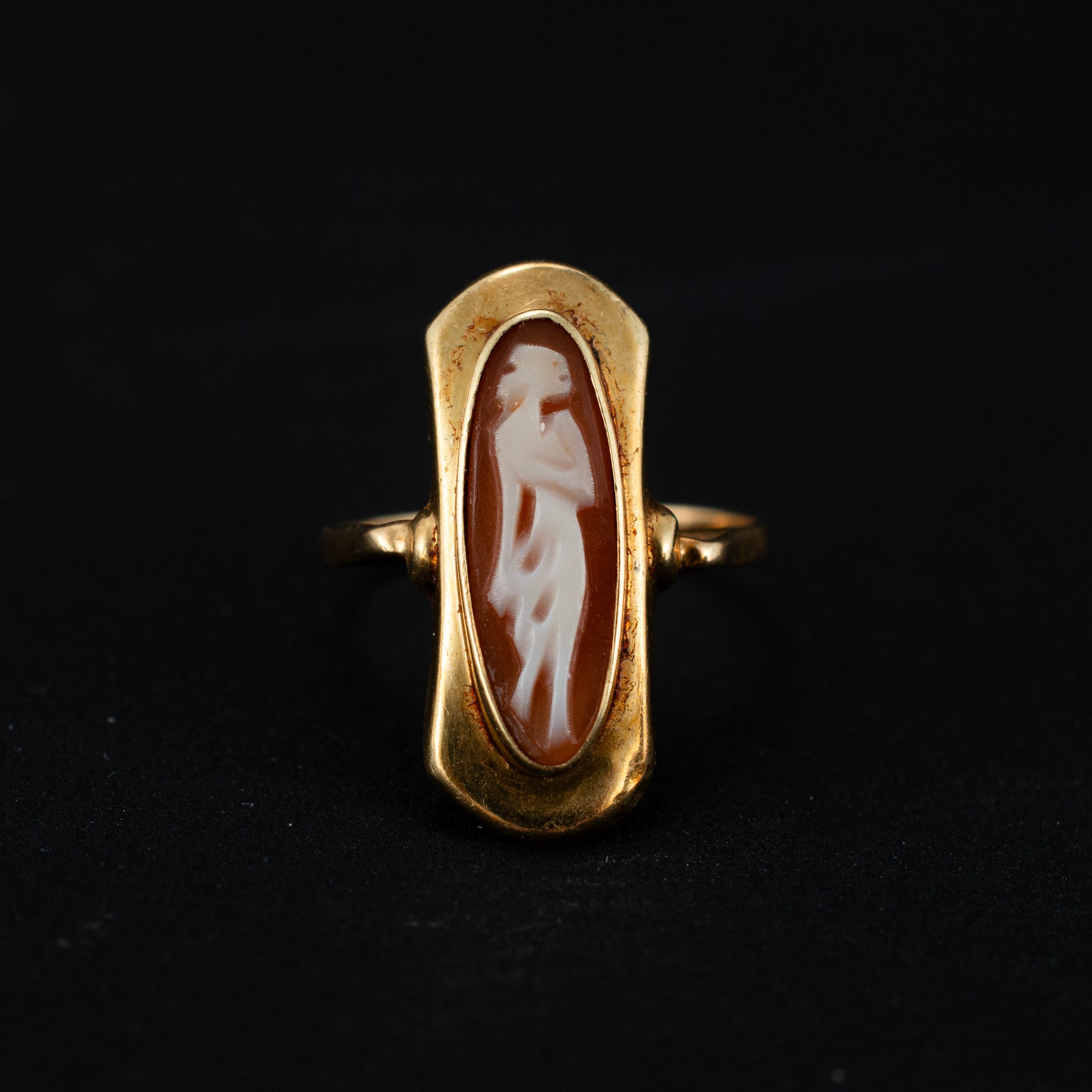 Vintage 14K Yellow Gold Bezel Ring 2.04g 5½" 457764 available at DJP Jewelers & Luxury Buyers