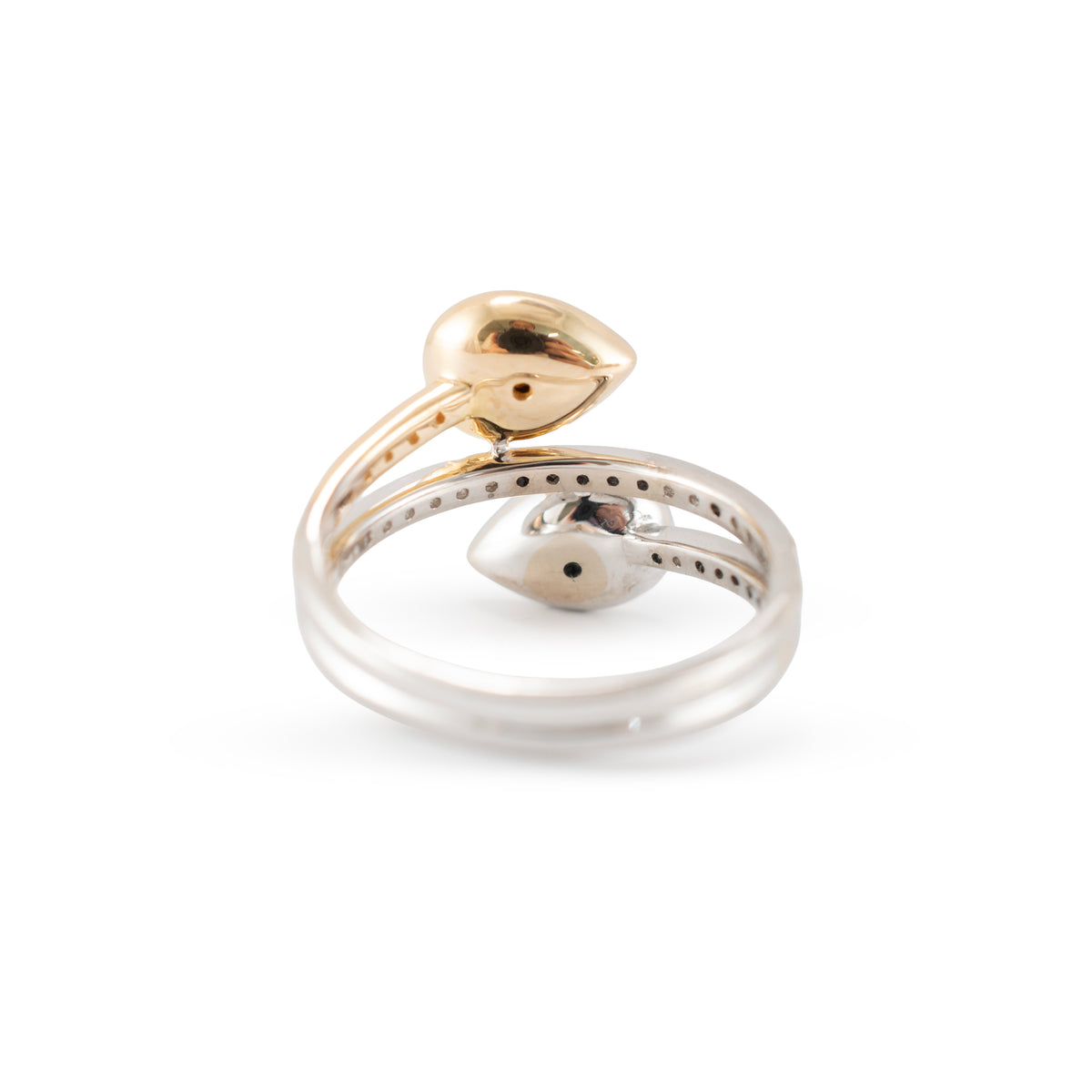 Effy Canare 18K Two Tone Gold White & Yellow Gold 0.75ctw Diamond Cocktail Ring