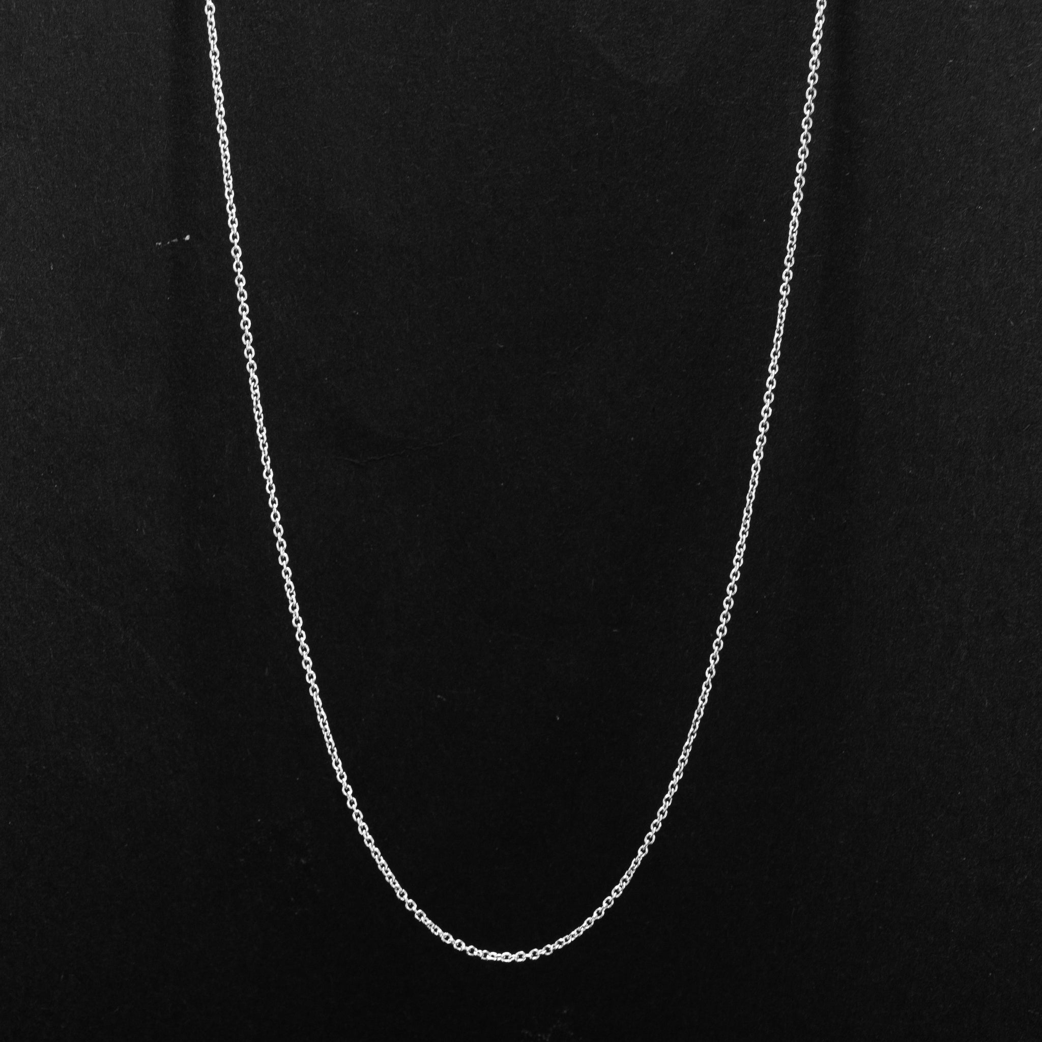 18K White Gold Link Chain 1.94g 18" 457787 available at DJP Jewelers & Luxury Buyers