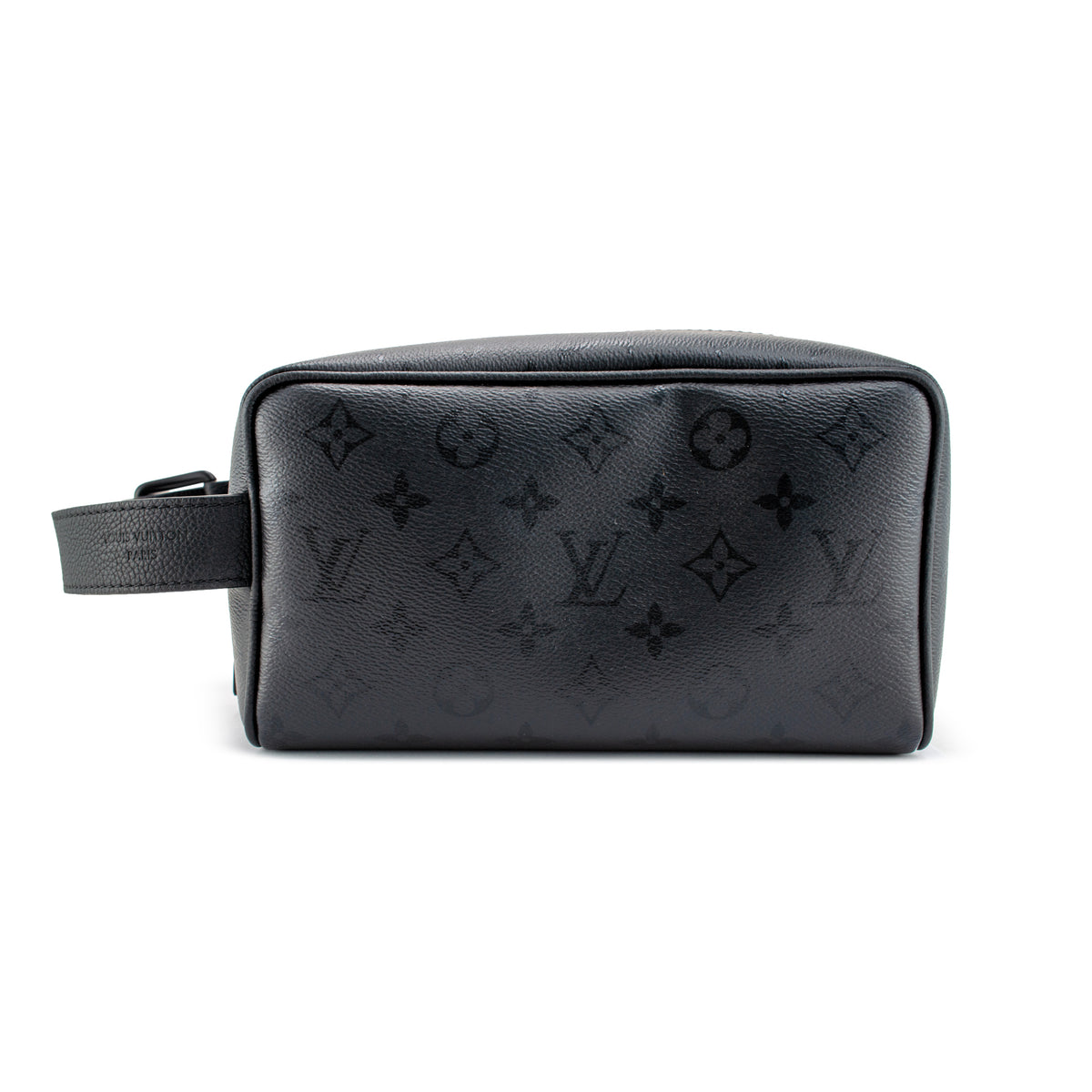 Louis Vuitton Monogram Eclipse Canvas Black Leather Toiletry Bag