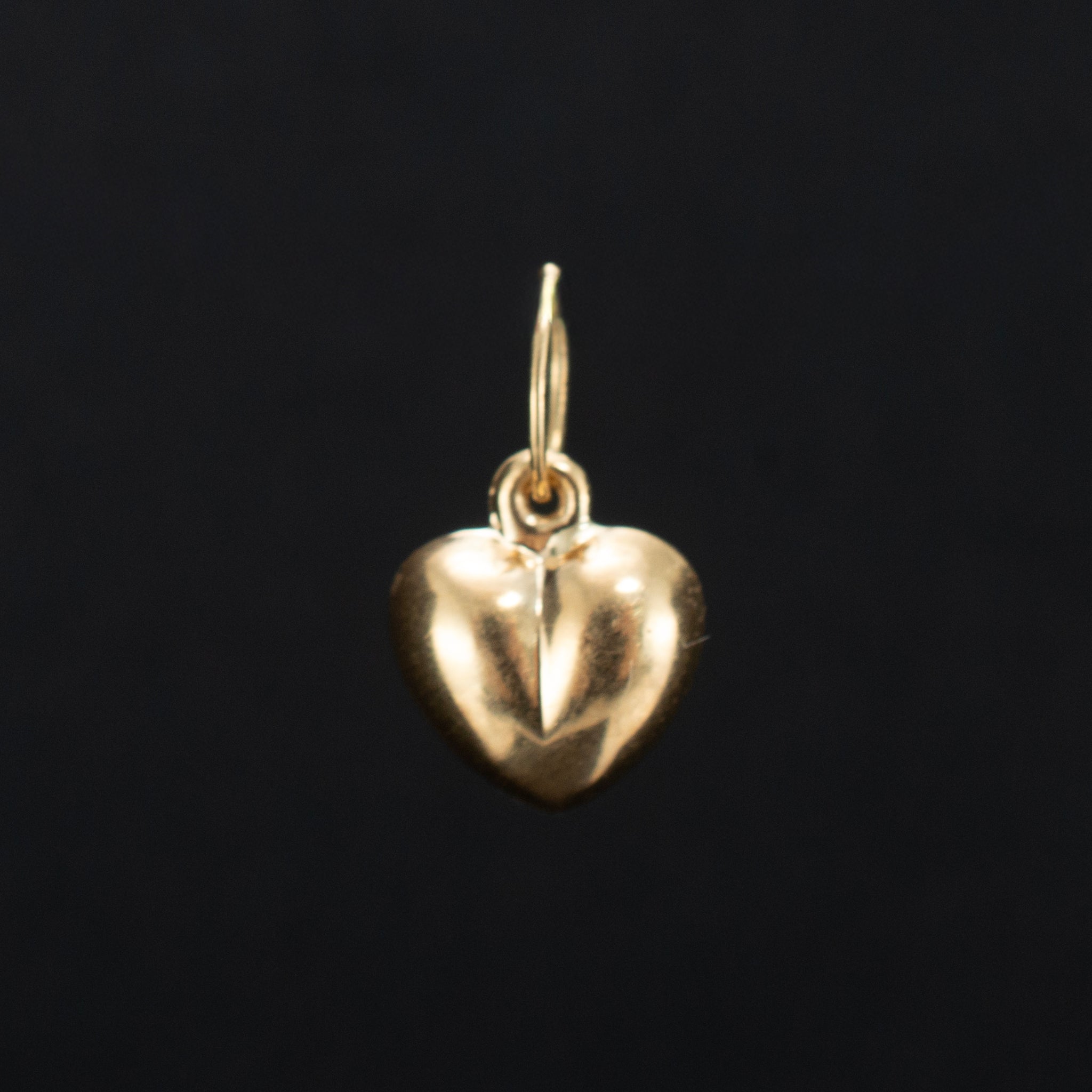 14K Yellow Gold Heart Charm Pendant 0.26g ½" 458315 available at DJP Jewelers & Luxury Buyers