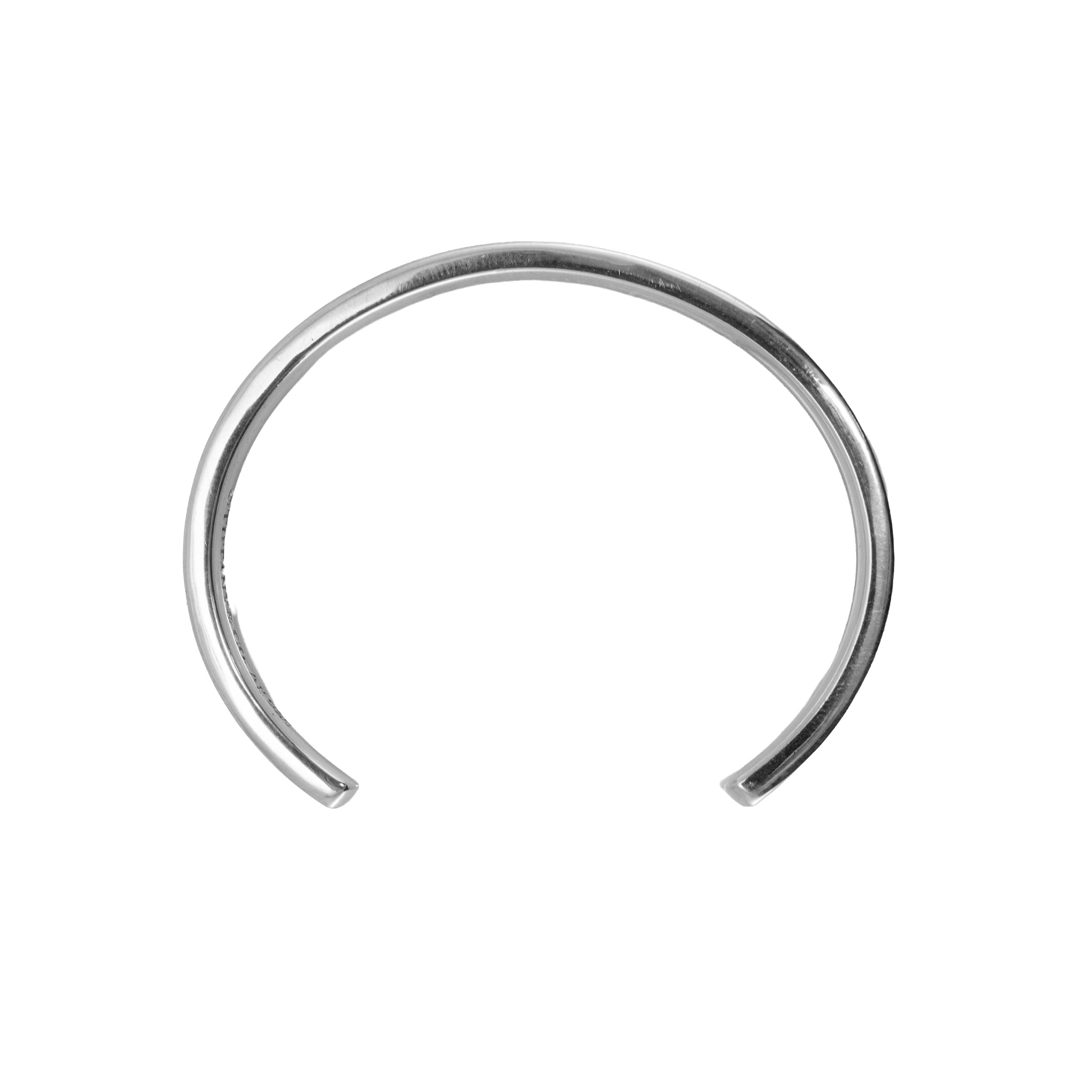 Tiffany & Co. Tiffany 1837 Narrow 925 Silver Medium Cuff Bangle Bracelet