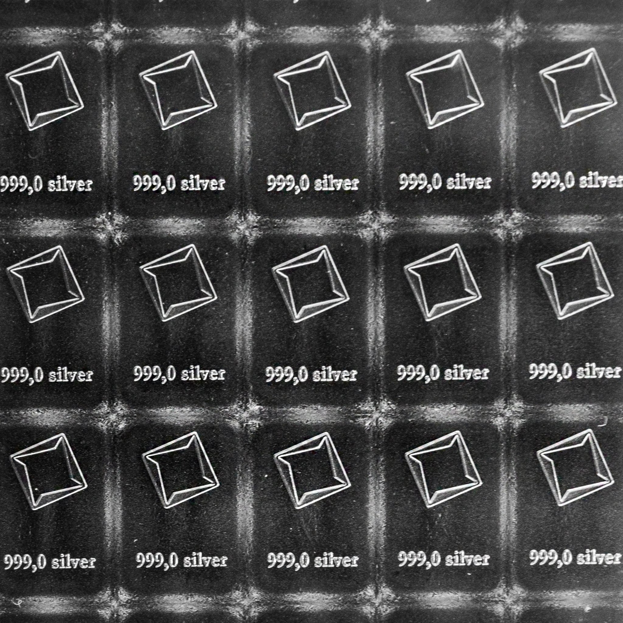 Valcambi Suisse Combi Bar Set 999 Fine Silver 100 x 1g Bullion Bar Set