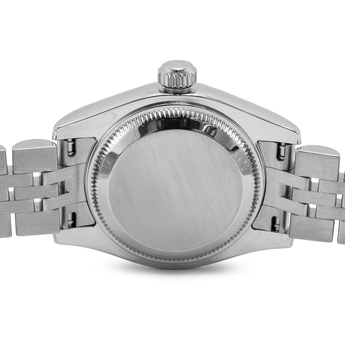 Ladies Rolex Datejust 26MM 179174 Pink Salmon Dial 18K White Gold Steel Watch