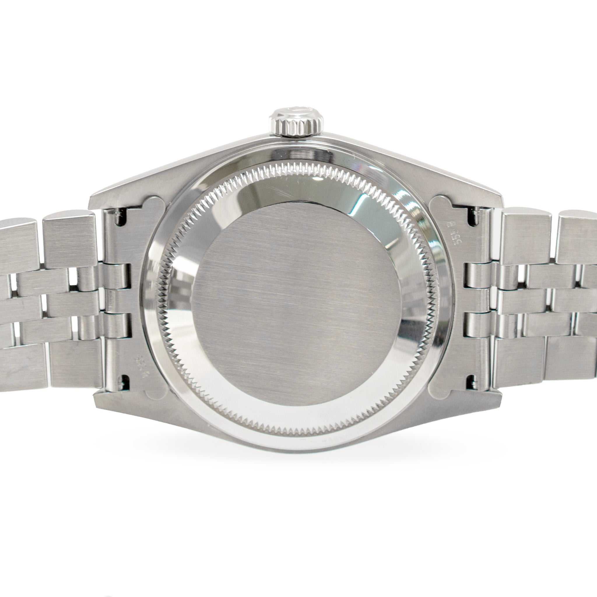 Rolex Datejust 36MM 16234 White Jubilee Computer Dial 18K White Gold Steel Watch