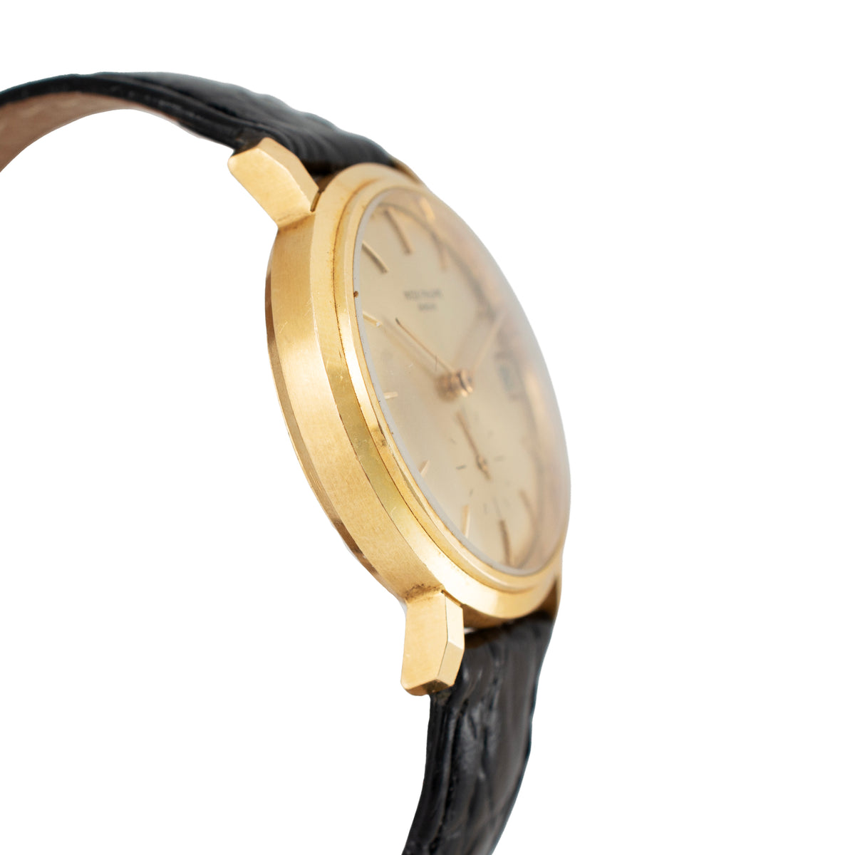 Vintage Patek Philippe Calatrava 35MM 3445 Sapphire 18K Yellow Gold Watch