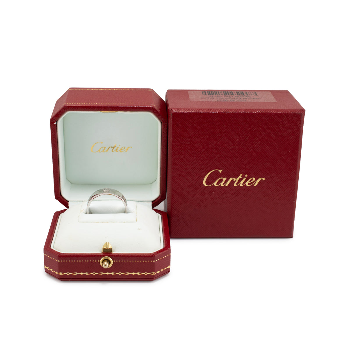 Men’s Cartier Love Classic Model 18K White Gold 5.5mm Wedding Band Ring