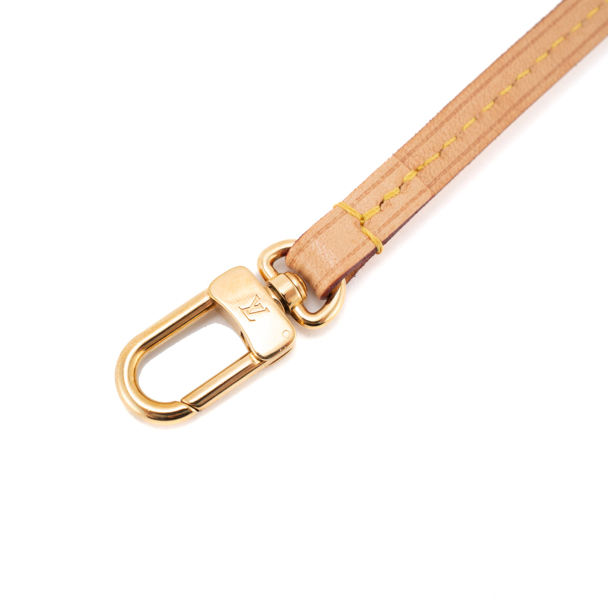 Louis Vuitton Neverfull Monogram Canvas Gold-Tone Hardware Wristlet Bag