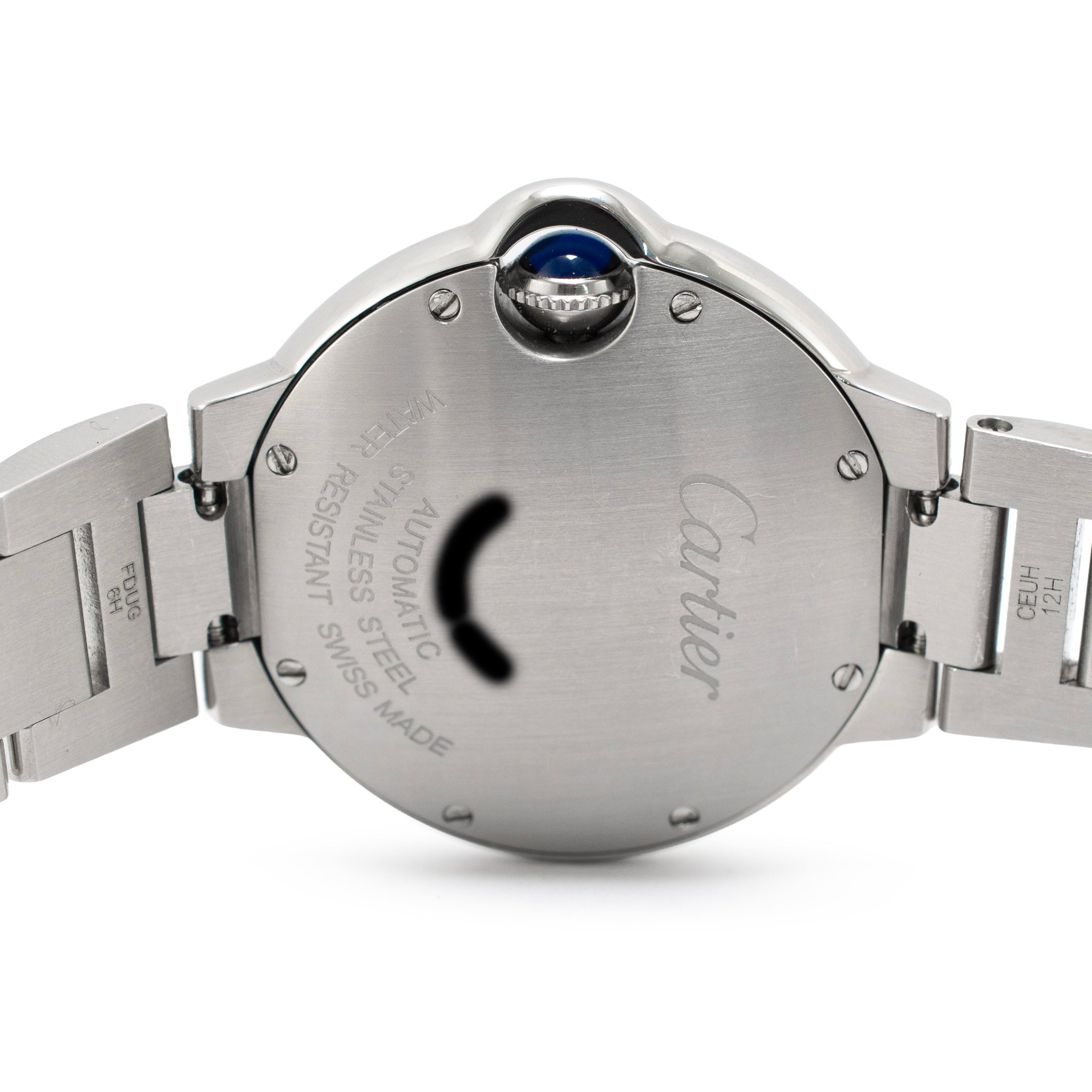 Ladies Cartier Ballon Bleu 33MM WSBB0062 Blue Silvered Steel Automatic Watch