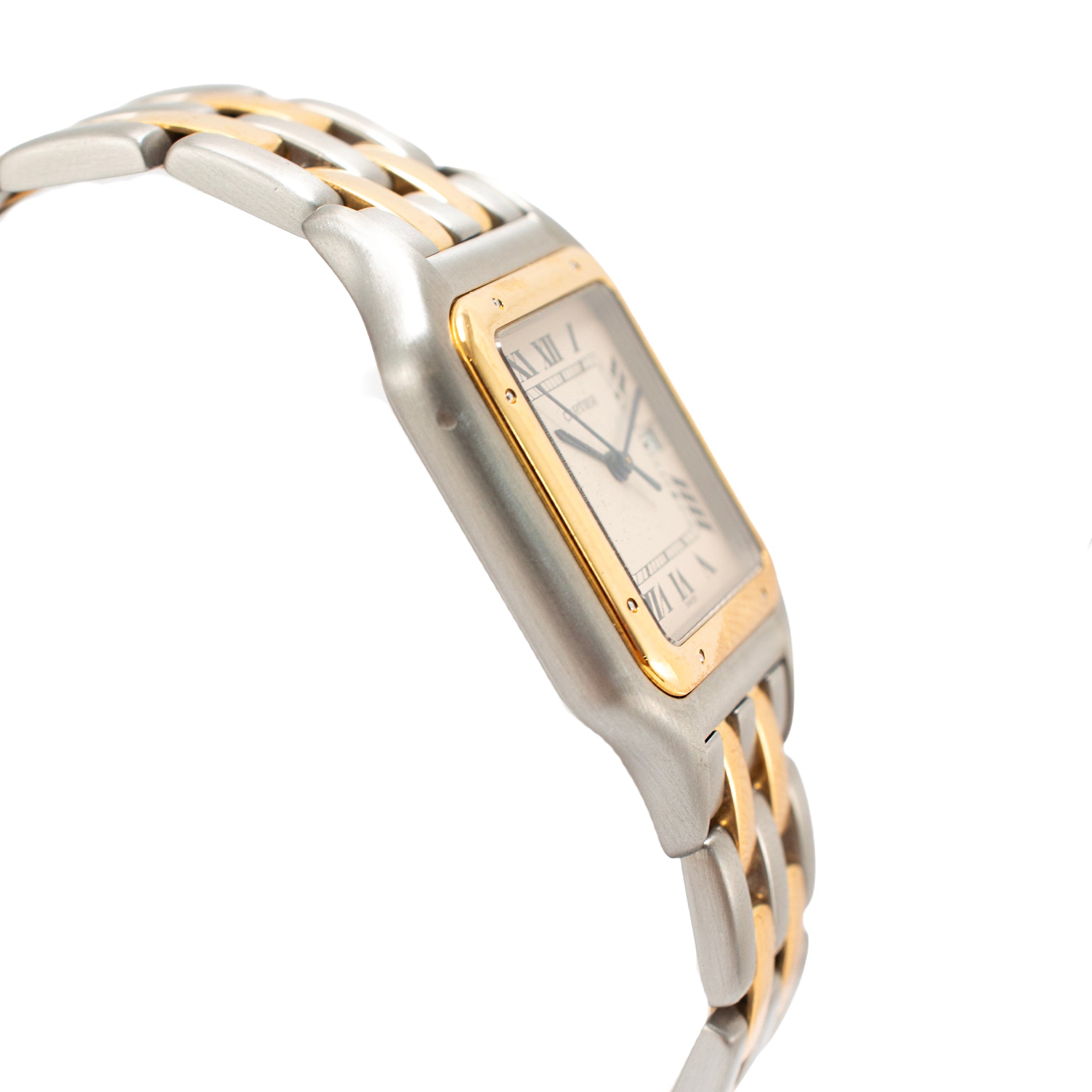 Cartier Panthere Jumbo 30MM 187957 18K Yellow Gold Steel Quartz Watch