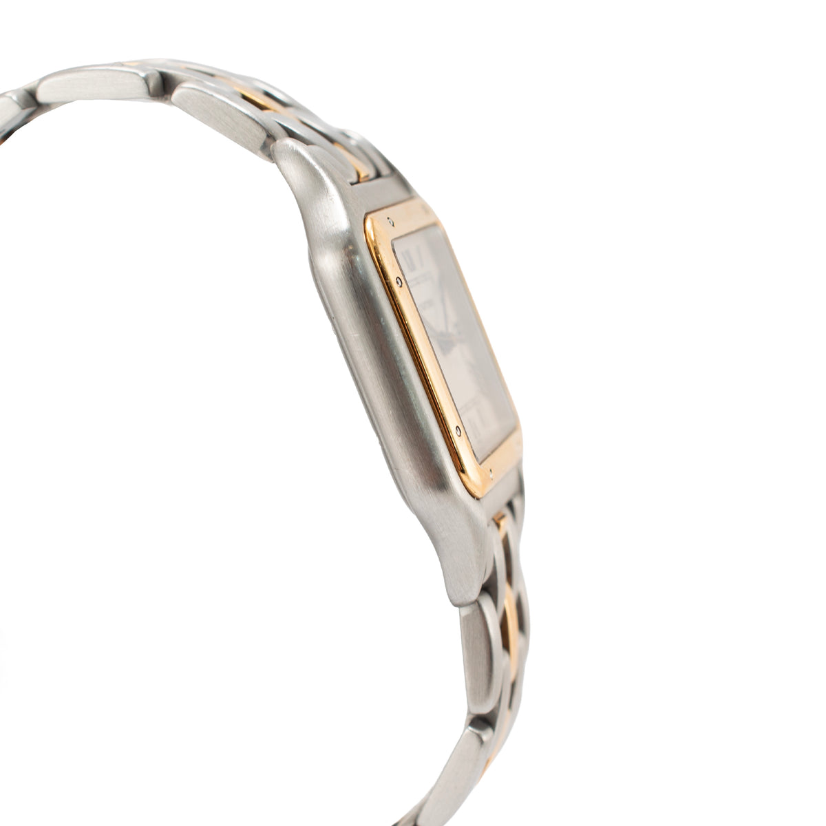 Ladies Cartier Panthere 27MM 83949 18K Yellow Gold Steel One Row Quartz Watch