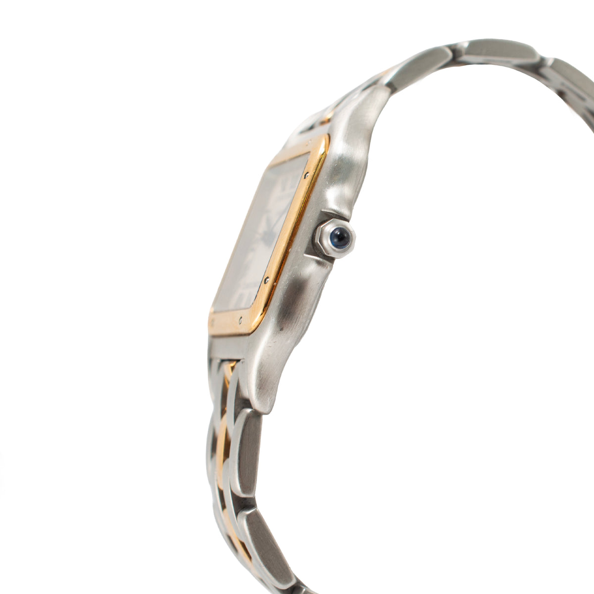 Ladies Cartier Panthere 27MM 83949 18K Yellow Gold Steel One Row Quartz Watch