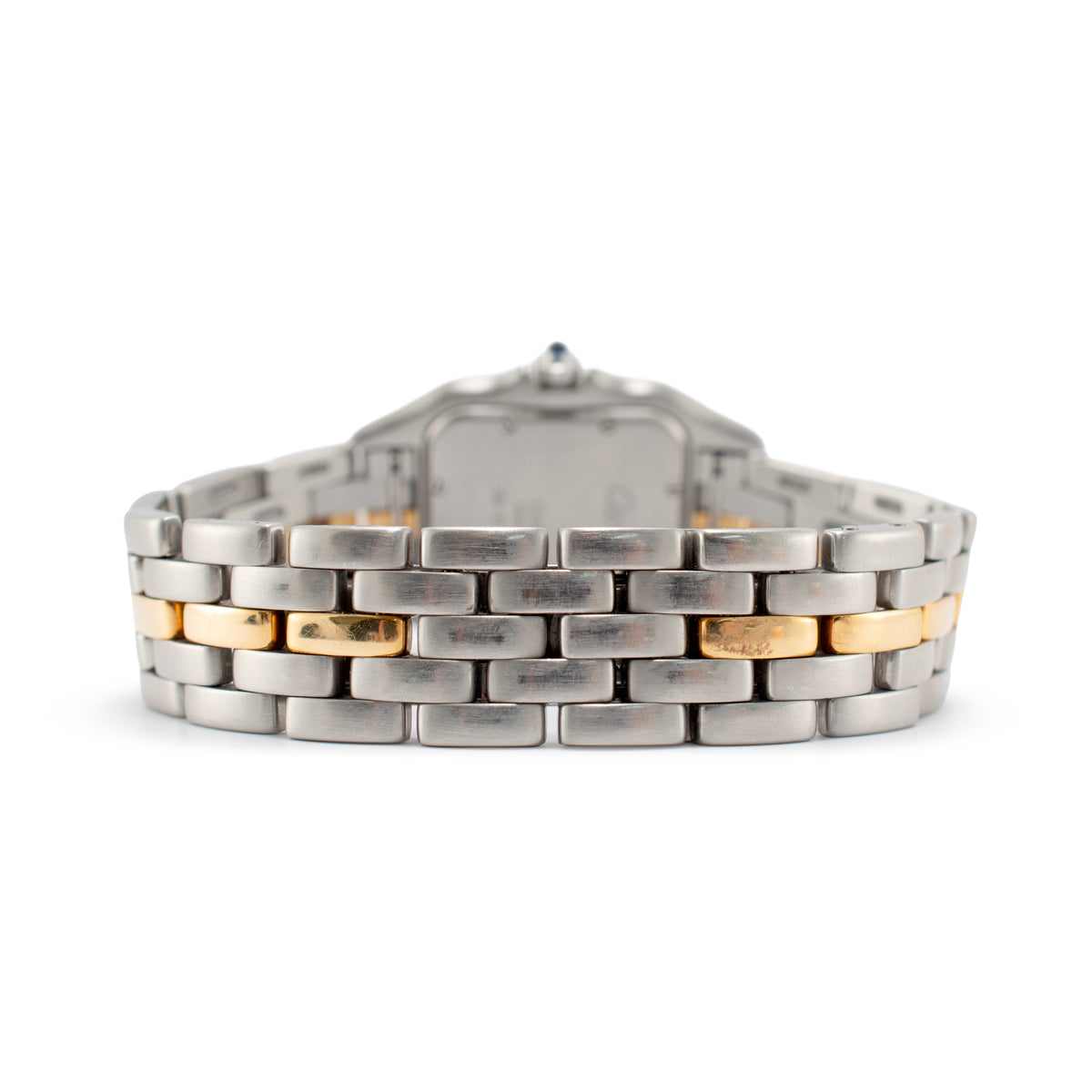 Ladies Cartier Panthere 27MM 83949 18K Yellow Gold Steel One Row Quartz Watch