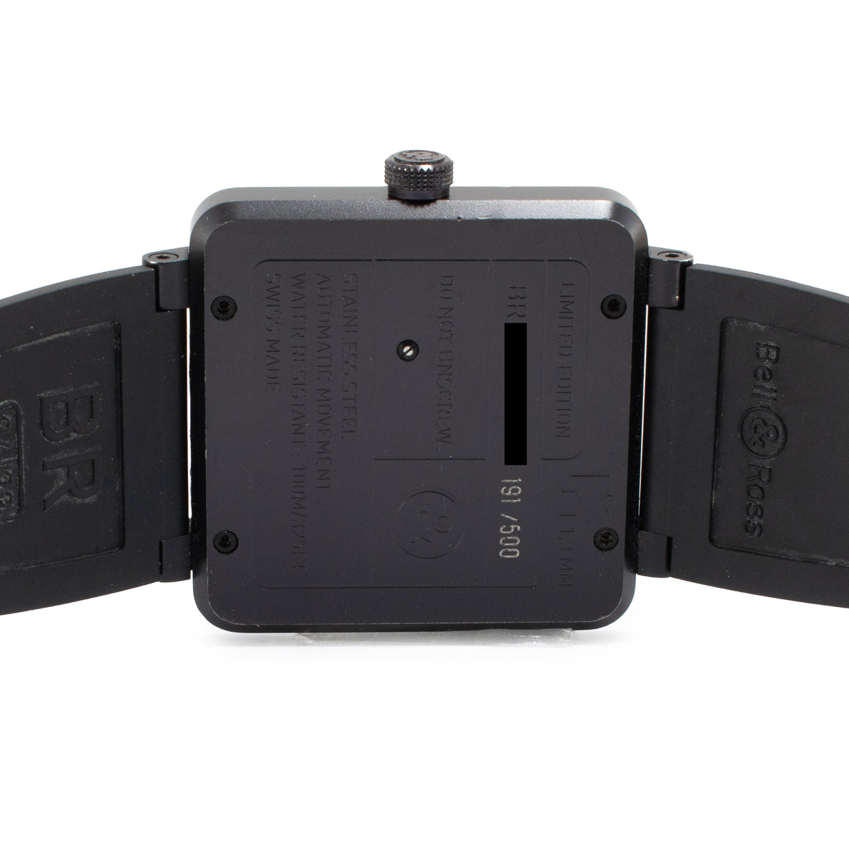 Bell & Ross BR01-92 Blue Limited Edition 46MM BR01-92-Sblu Black Pvd Steel Watch