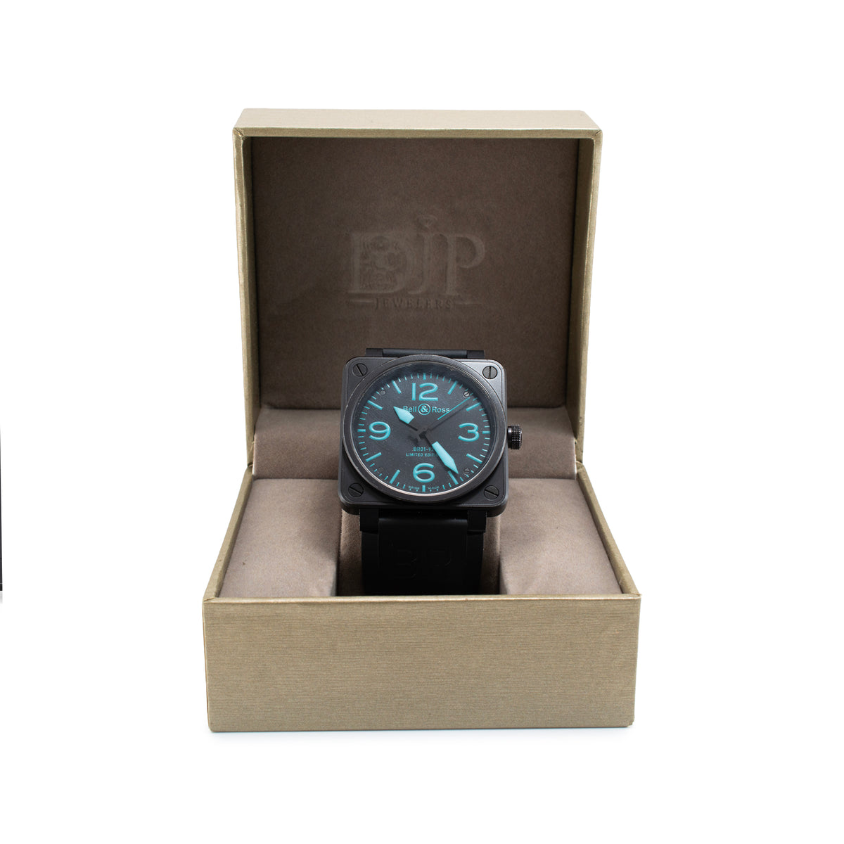 Bell & Ross BR01-92 Blue Limited Edition 46MM BR01-92-Sblu Black Pvd Steel Watch