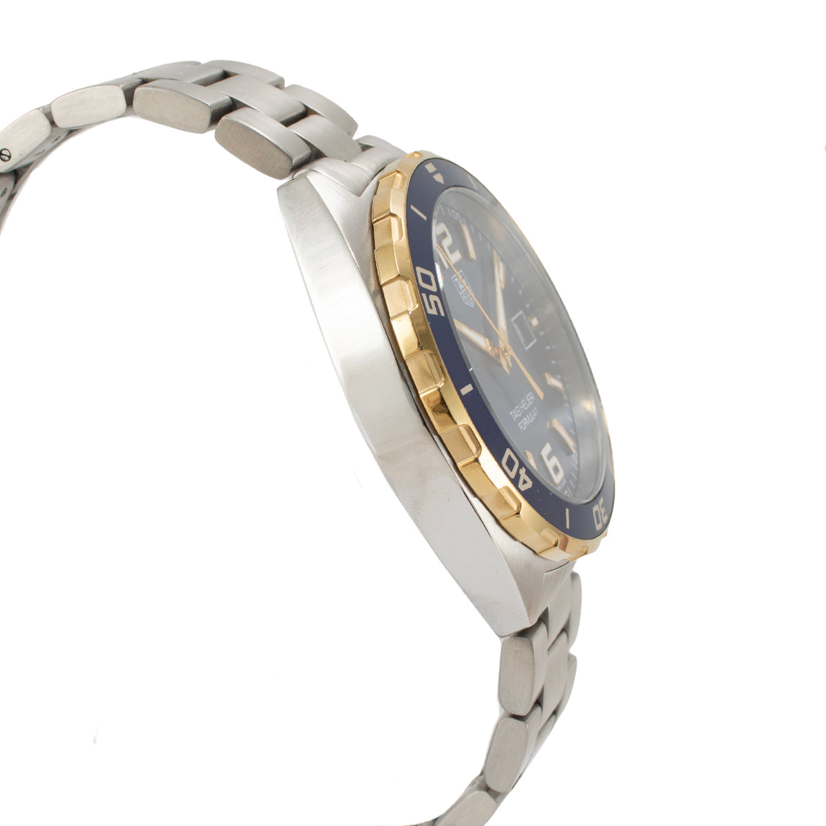 Tag Heuer Formula 1 41MM WAZ1120 Blue Dial Gold Plated Steel Quartz Watch