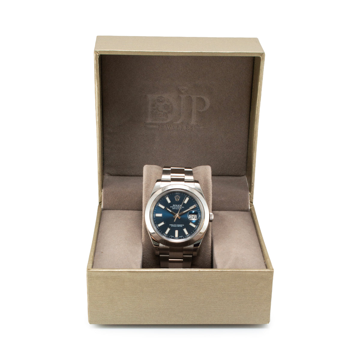 Rolex Datejust 41MM 116300 Blue Stick Dial Oyster Stainless Steel Watch