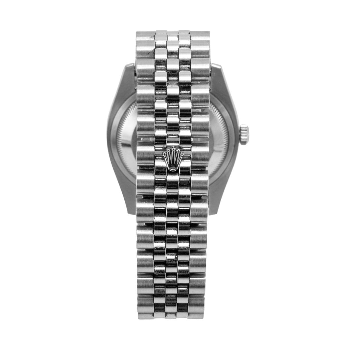 Rolex Datejust 36MM 116234 Silver Diamond Dial 18K White Gold Steel Watch