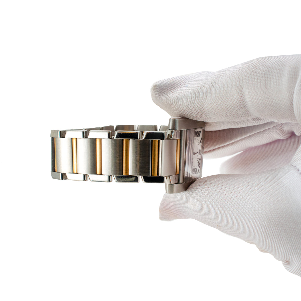 Cartier Tank Francaise 28MM 2302/w51005q4 Silver Roman Two Tone Automatic Watch