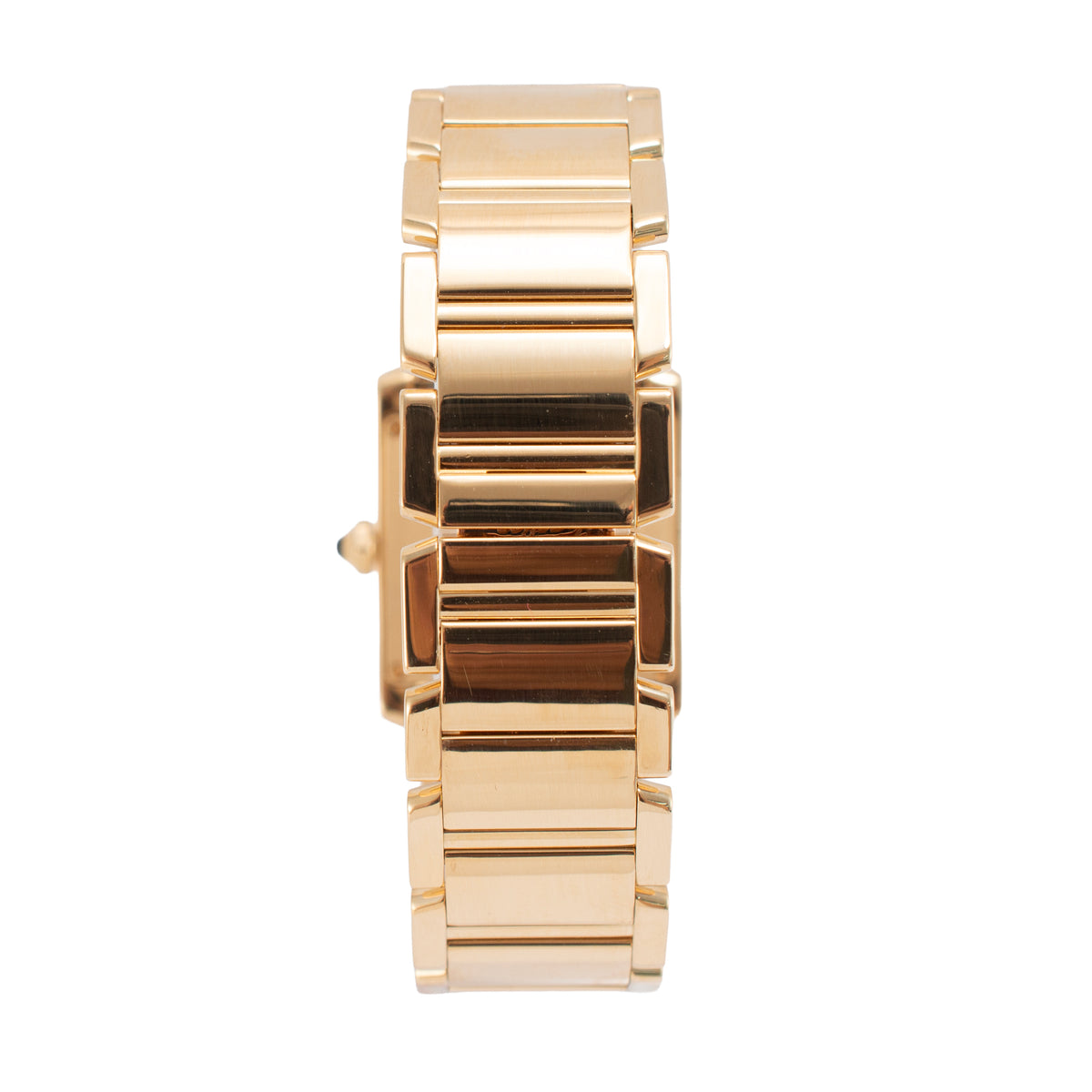 Ladies Cartier Tank Française Midsize 25MM 1821 / W50003n2 18K Yellow Gold Watch