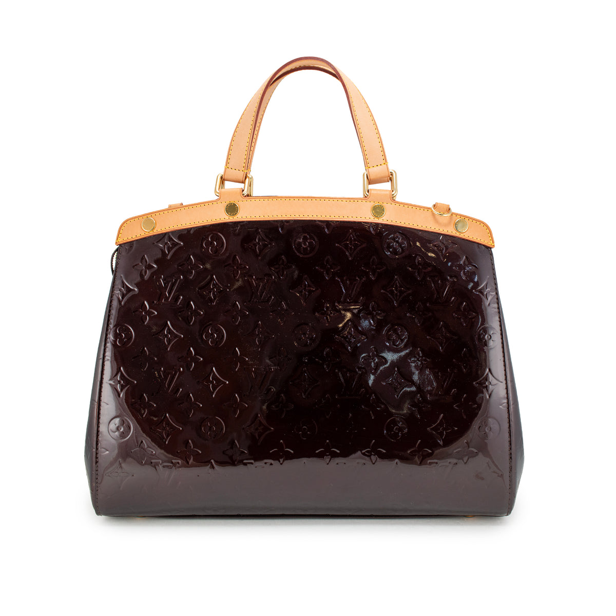 Louis Vuitton Monogram Vernis Brea Patent Leather Brass Hardware Handbag