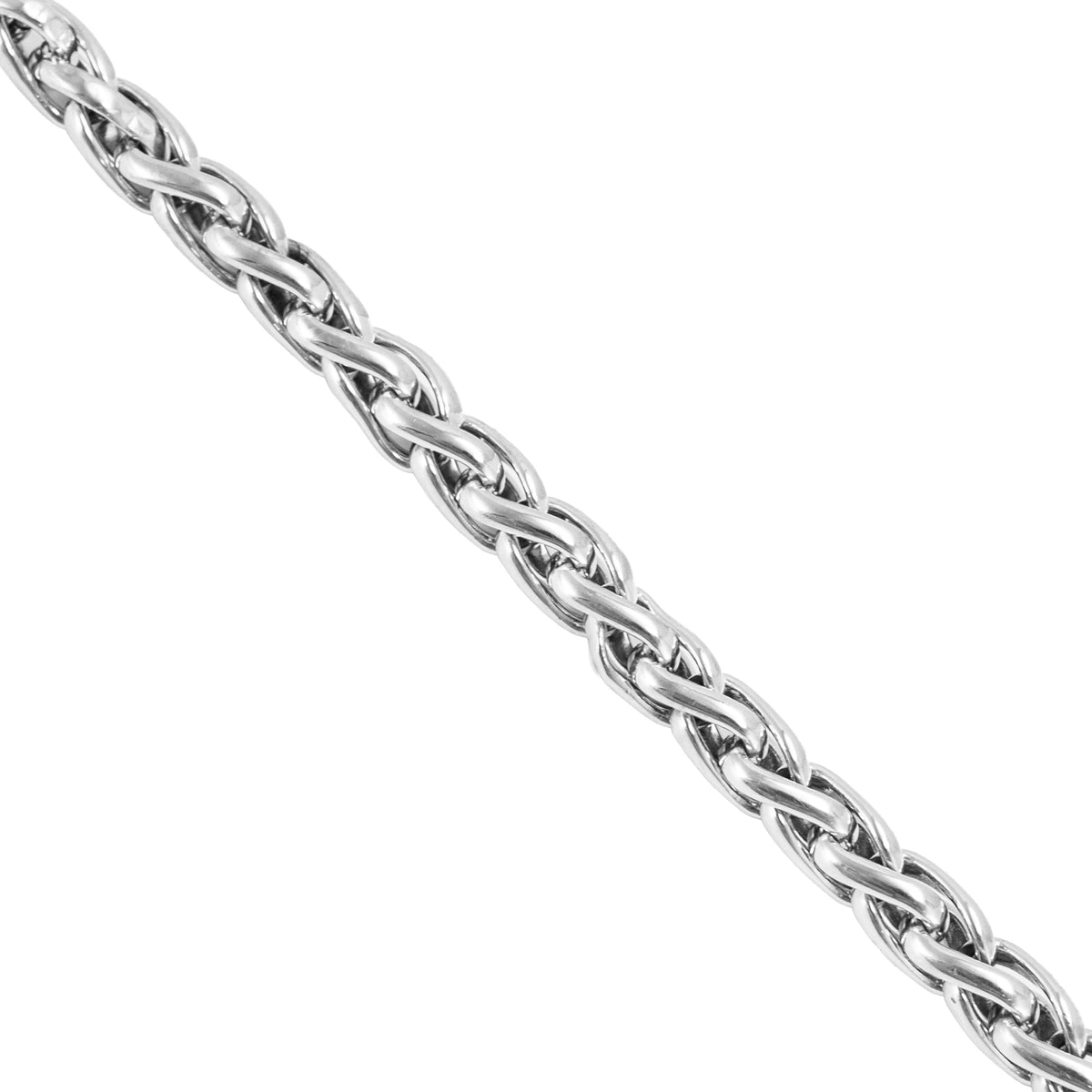 Men’s David Yurman 925 Silver 6MM Wheat Chain Link Bracelet