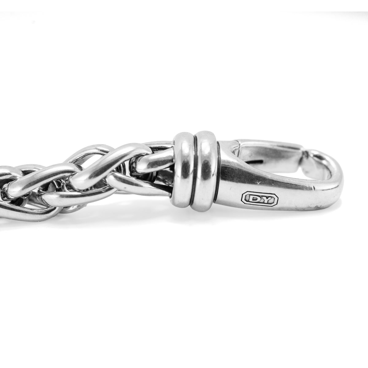 Men’s David Yurman 925 Silver 6MM Wheat Chain Link Bracelet