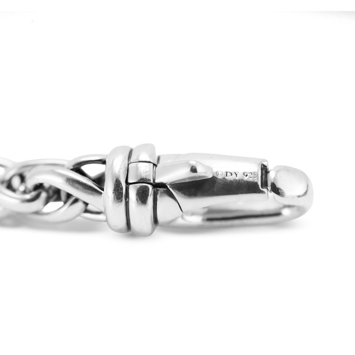 Men’s David Yurman 925 Silver 6MM Wheat Chain Link Bracelet