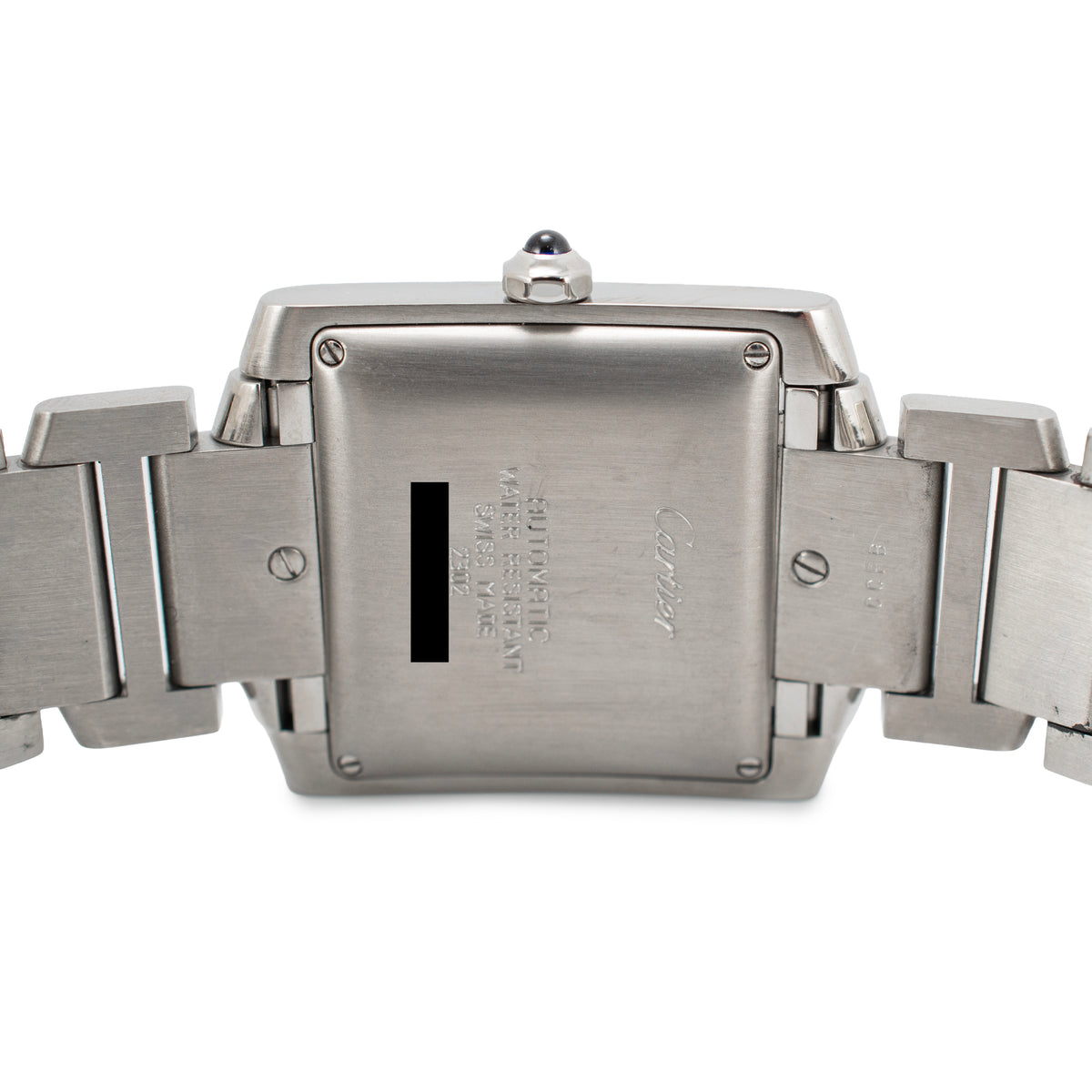 Ladies Cartier Tank Française Large Model 28MM w51002q3 Steel Automatic Watch