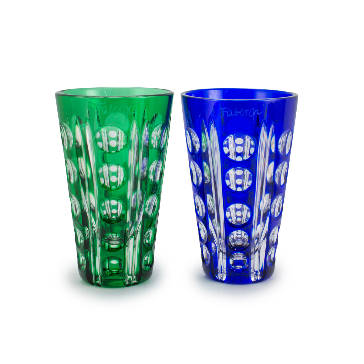 Fabergé Imperial Collection “NA Zdorovye” Collectible Crystal Vodka Shot Glasses