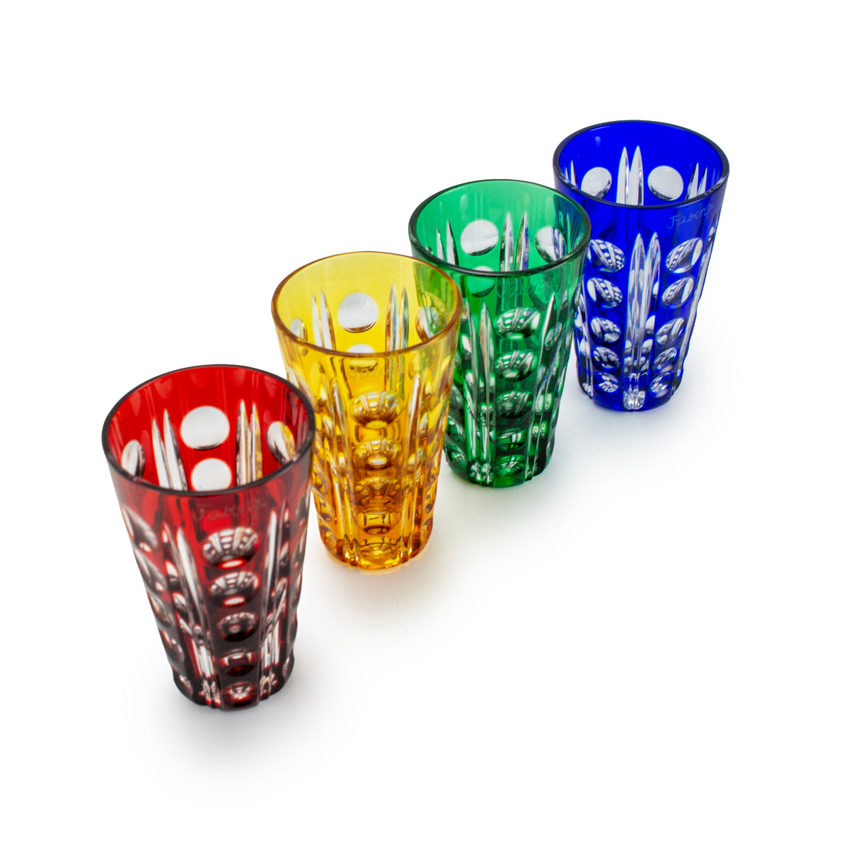 Fabergé Imperial Collection “NA Zdorovye” Collectible Crystal Vodka Shot Glasses