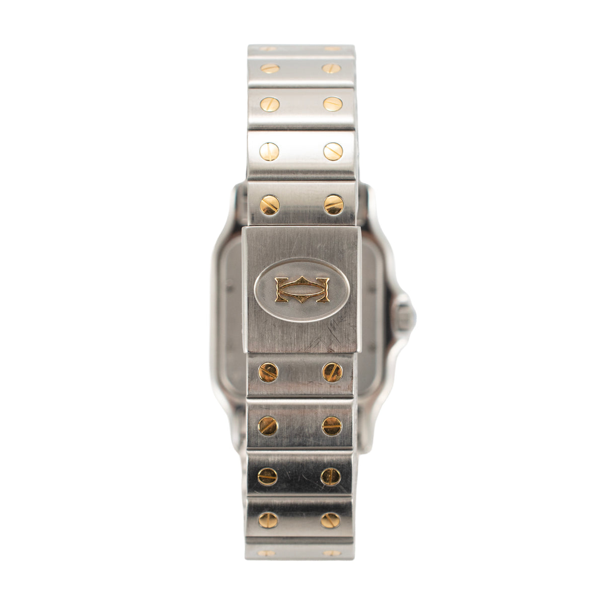 Ladies Cartier Santos Galbée 29MM 187901 Steel and 18K Yellow Gold Quartz Watch