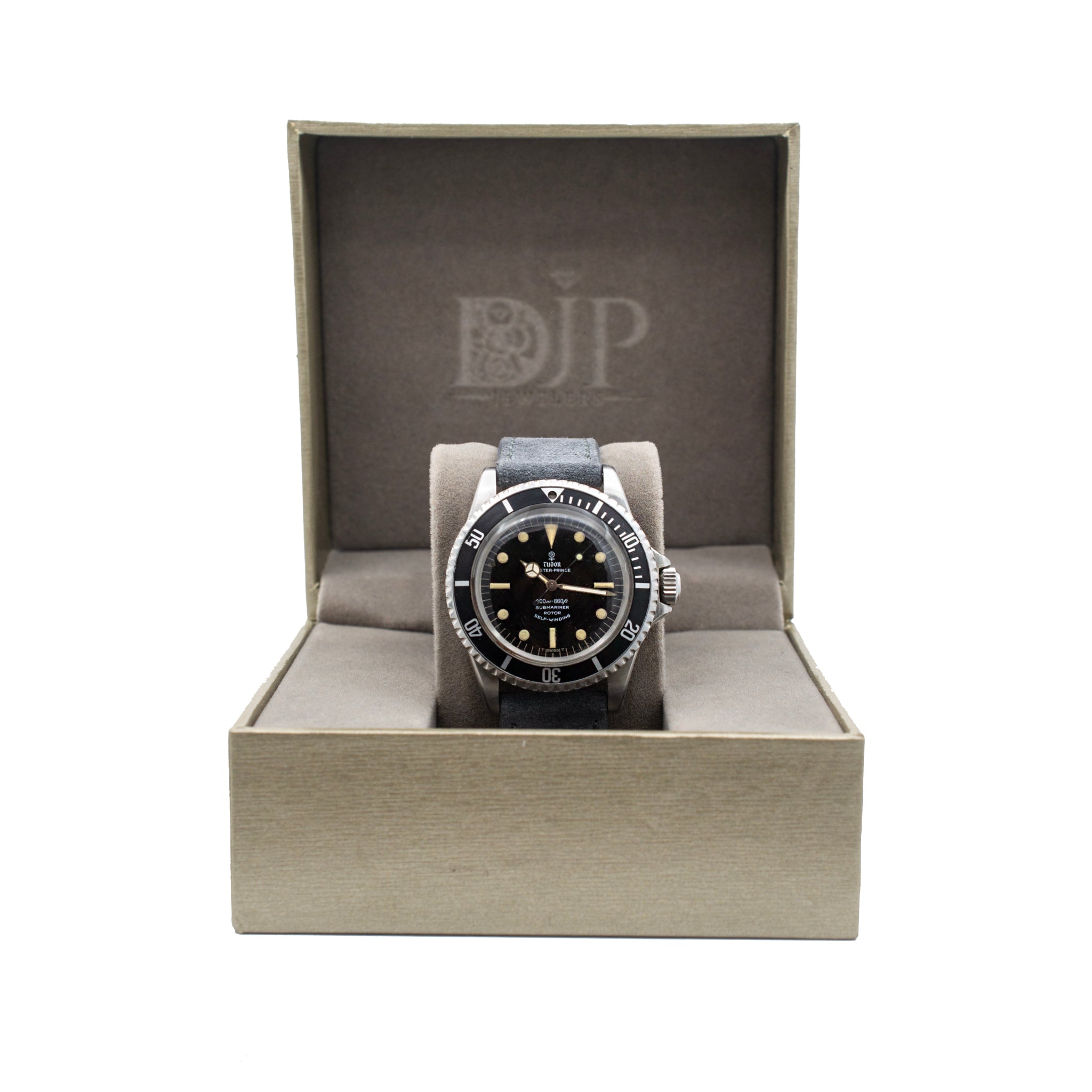1966 Vintage Tudor Submariner Oyster Prince 7928 40MM Patina Dial Stainless Steel Men’s Watch
