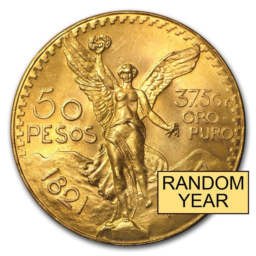 Mexico GOLD COIN 50 Pesos 37.5g Pure