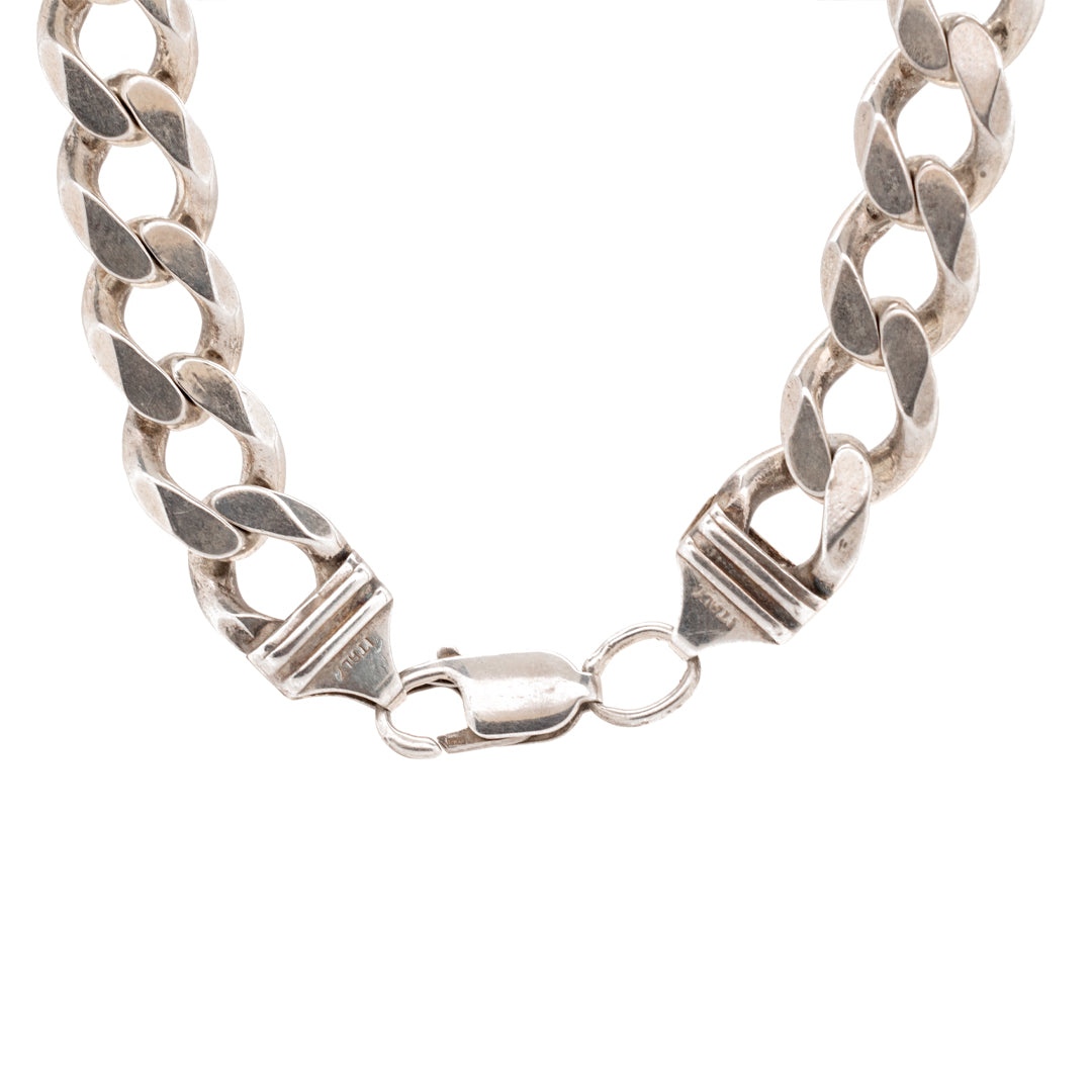 Sterling Silver Cuban Link Chain Necklace