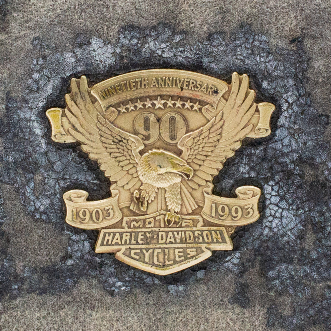 Vintage Signed Harley-Davidson Limited Edition 90th Anniversary Ingot Set 24 Bars Of .999 Fine Silver