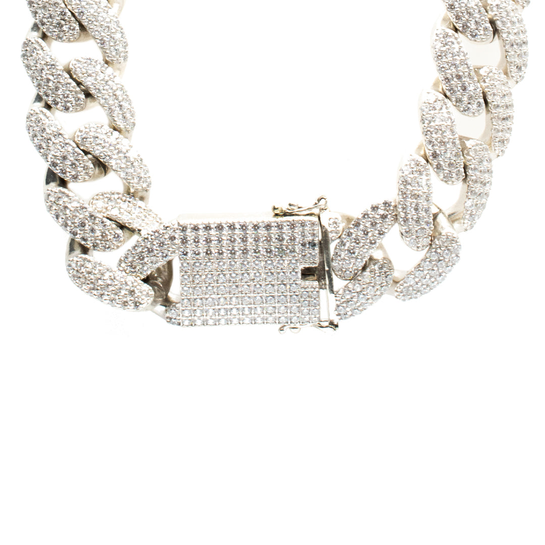 Sterling Silver Cuban Chain Necklace