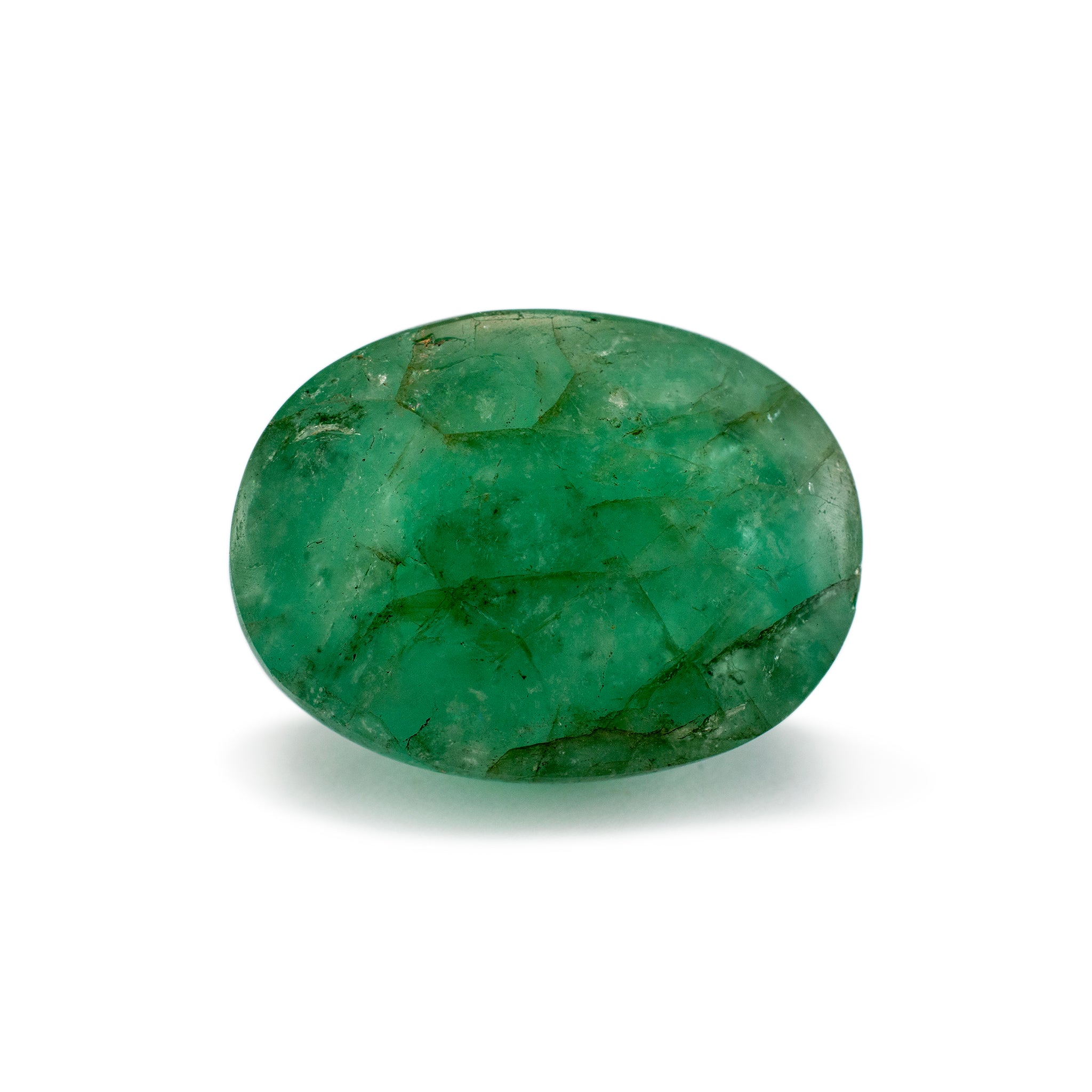 Natural 116.17ct Oval Cabochon Cut Emerald Loose Gemstone
