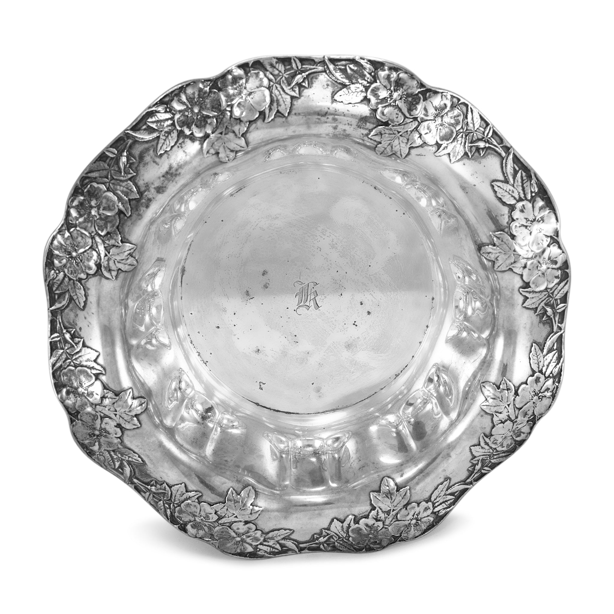 Tiffany & Co Antique 925 Sterling Silver Fruit Bowl