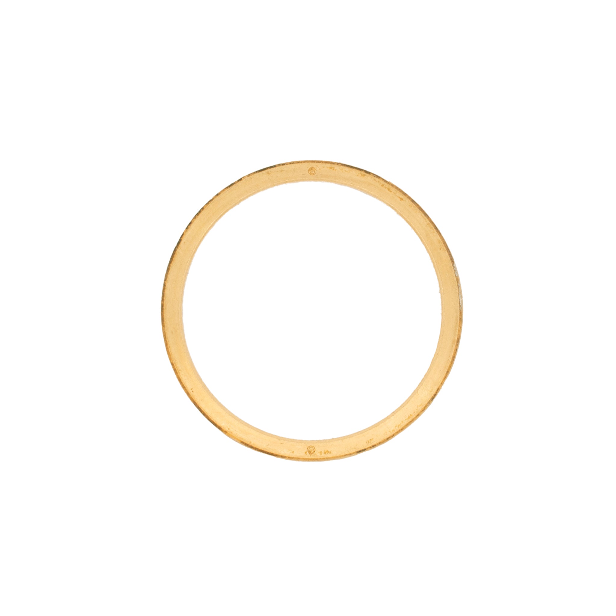 Rolex 18K Yellow Gold Factory 26mm Fluted Watch Bezel
