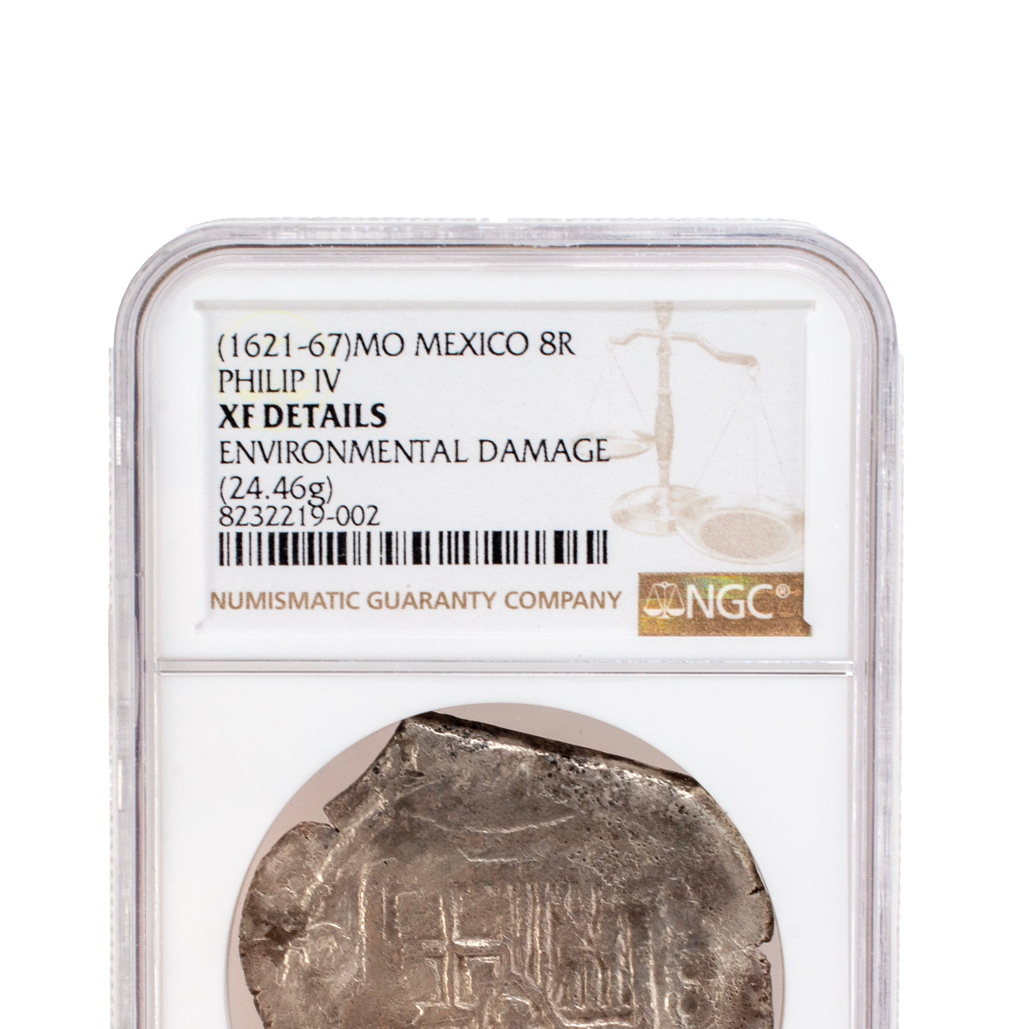 1621-67 MO Mexico 8 Reales Philip IV NGC Xf Details Silver Coin