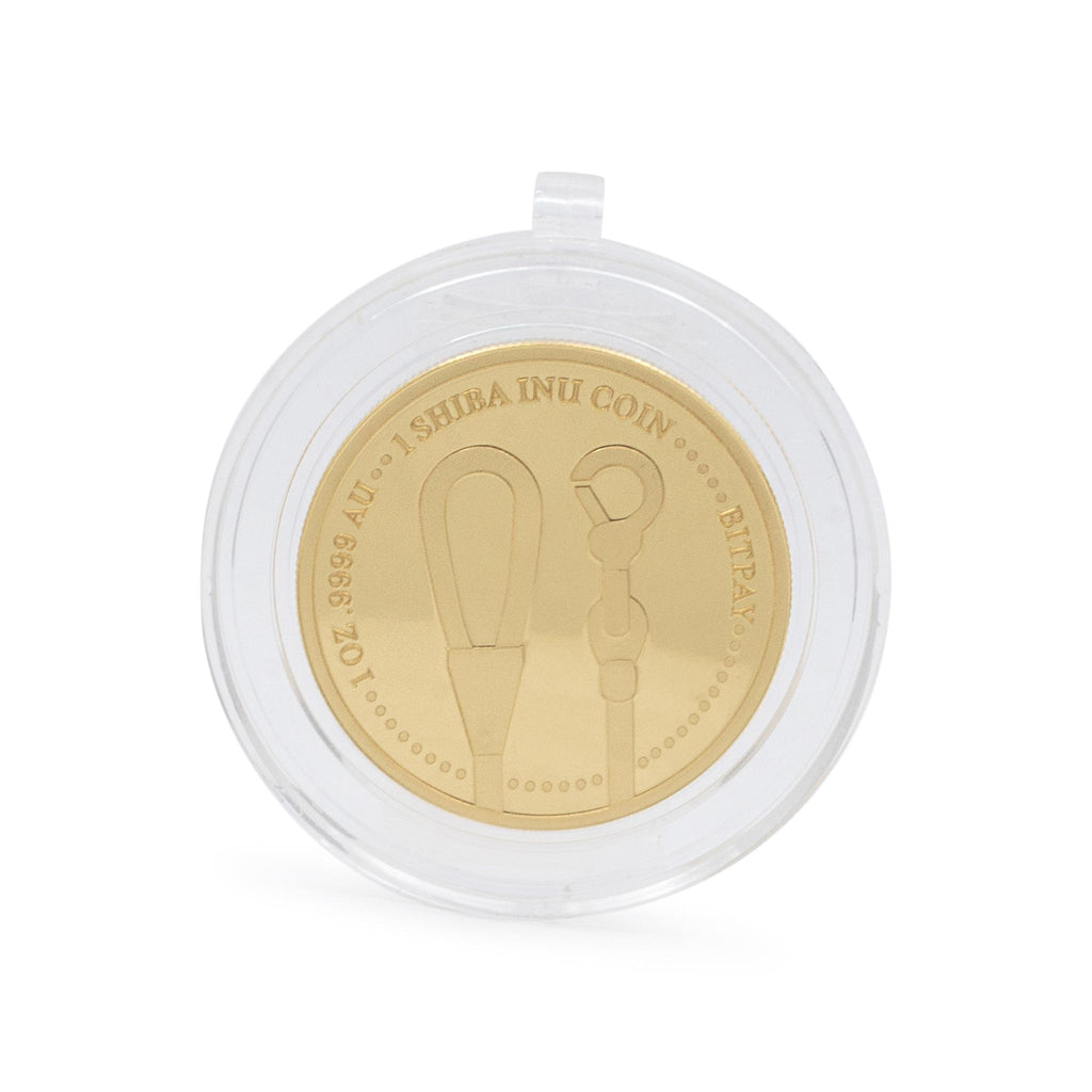 1OZ Shiba Inu $Shib Bitpay 24K Fine Gold Coin