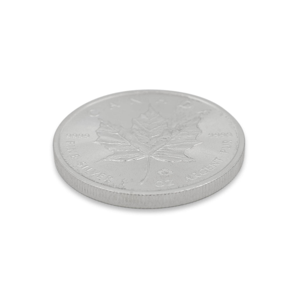 2015 1 Oz Canada Maple Leaf Elizabeth II 5 Dollars 9999 Fine Silver Coin