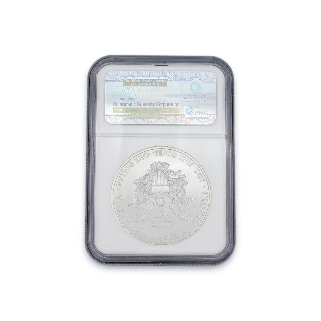 2010 1Oz Ngc Certified MS 70 Early Releases 999 Fine Silver American Eagle Coin