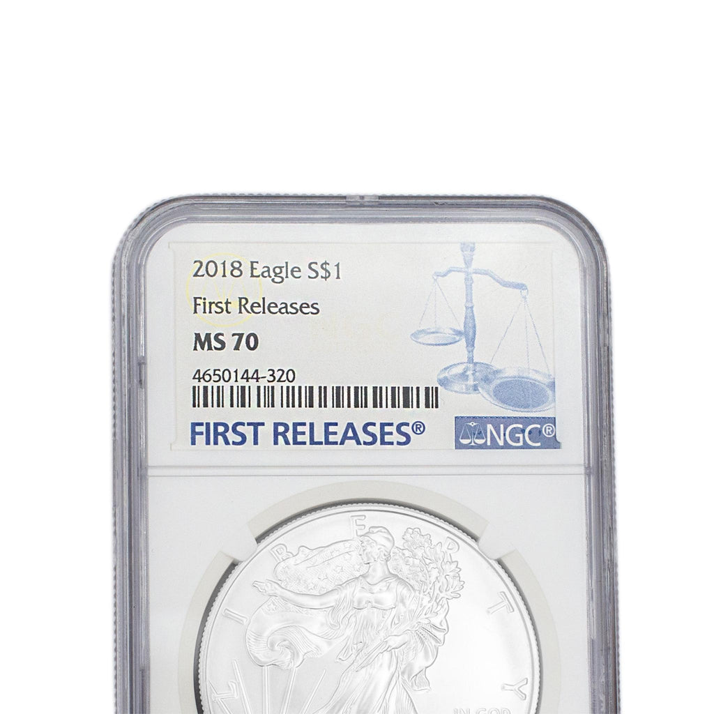 2018 1 Oz Ngc MS 70 First Releases 999 Fine Silver American Eagle Liberty Coin