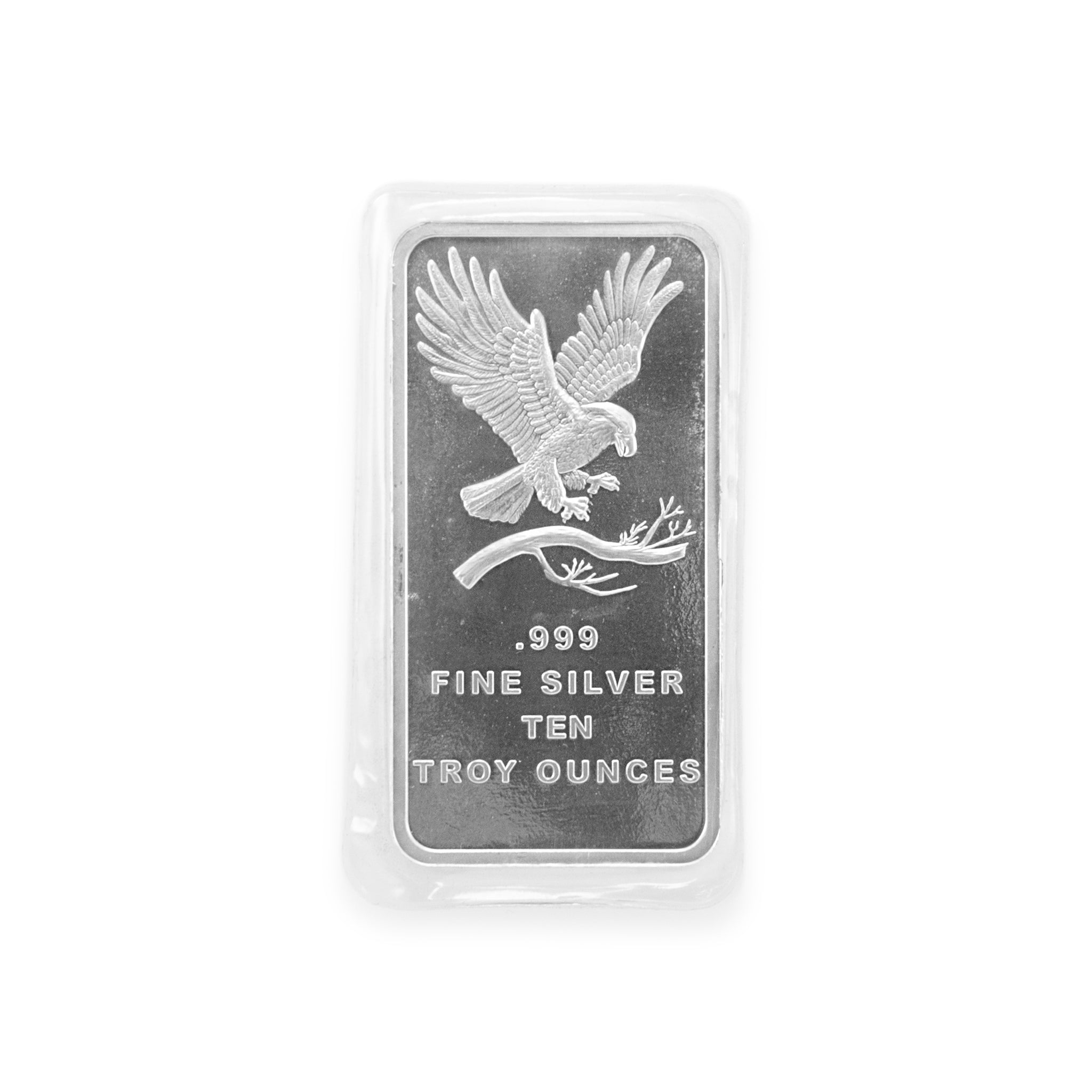 10OZ .999 Fine Silver Silvertowne Eagle Bar